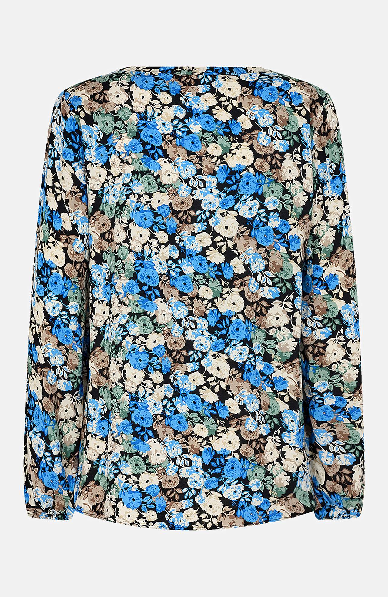 Ziedu raksta viskozes blūze