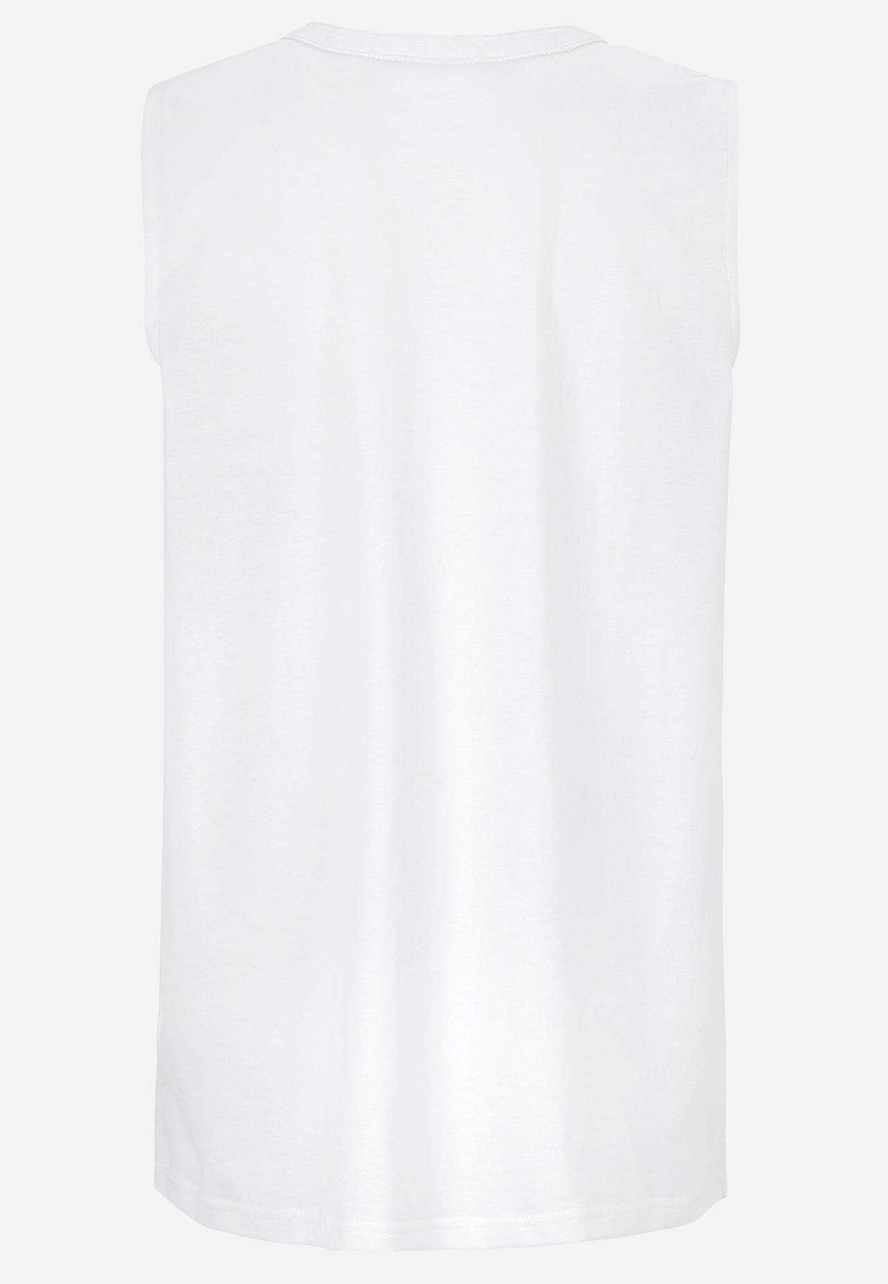 Organiskās kokvilnas tops bez piedurknēm kompl. 2 gabali