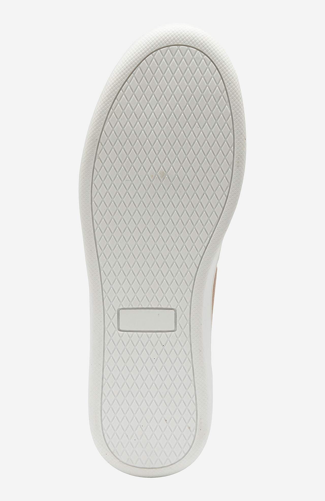 "Slip-on" modeļa teniskurpes ar matētu zelta krāsas ķēdi
