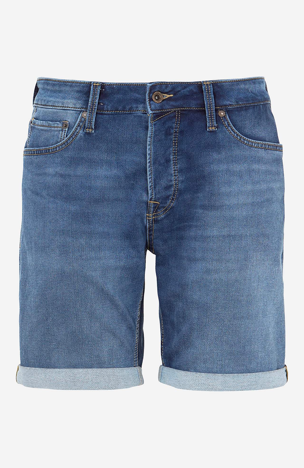 Vidēji zili, īpaši elastīgi džinsa šorti