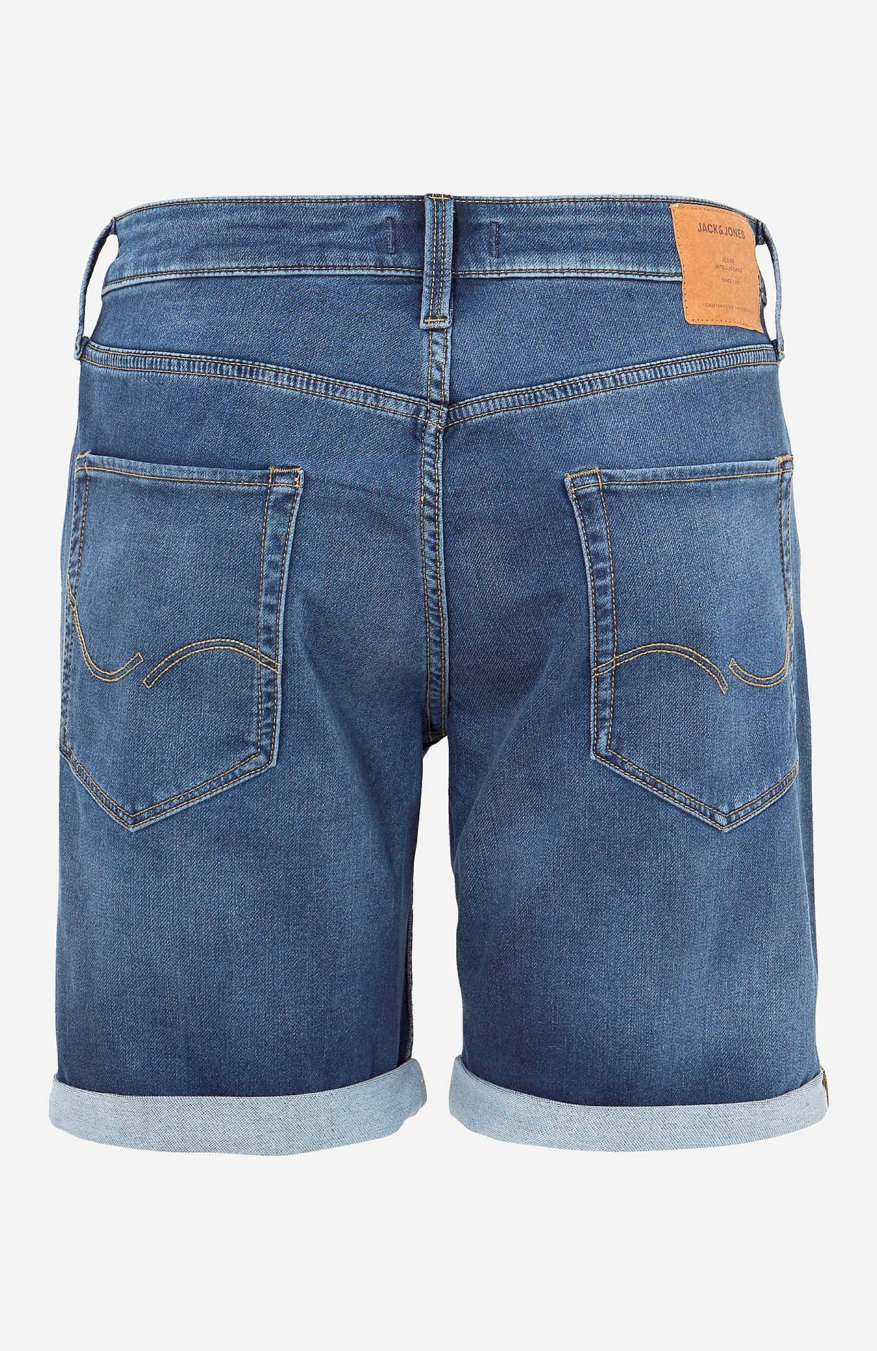 Vidēji zili, īpaši elastīgi džinsa šorti