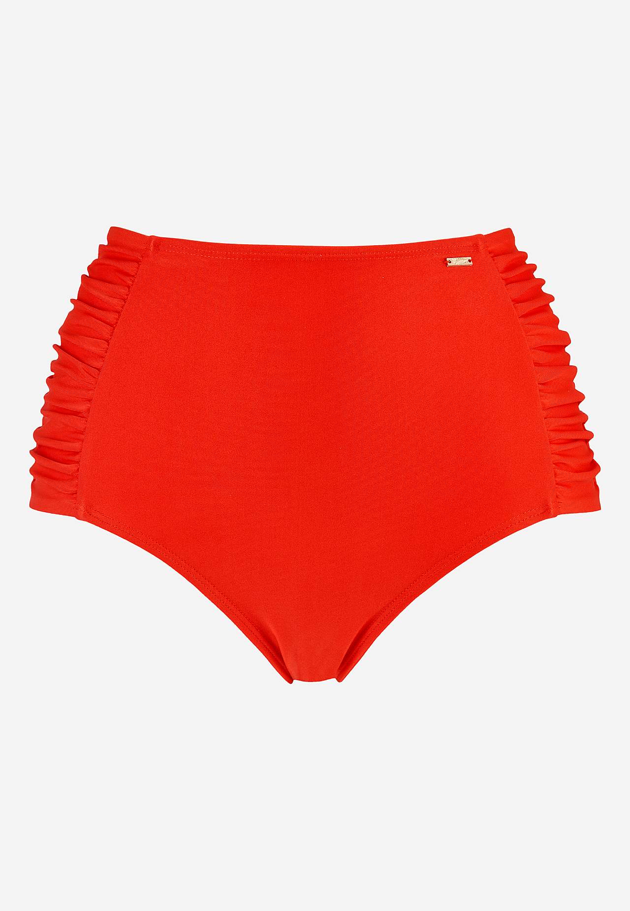 Vienkrāsainas bikini biksītes ar augstu jostasvietu Honolulu