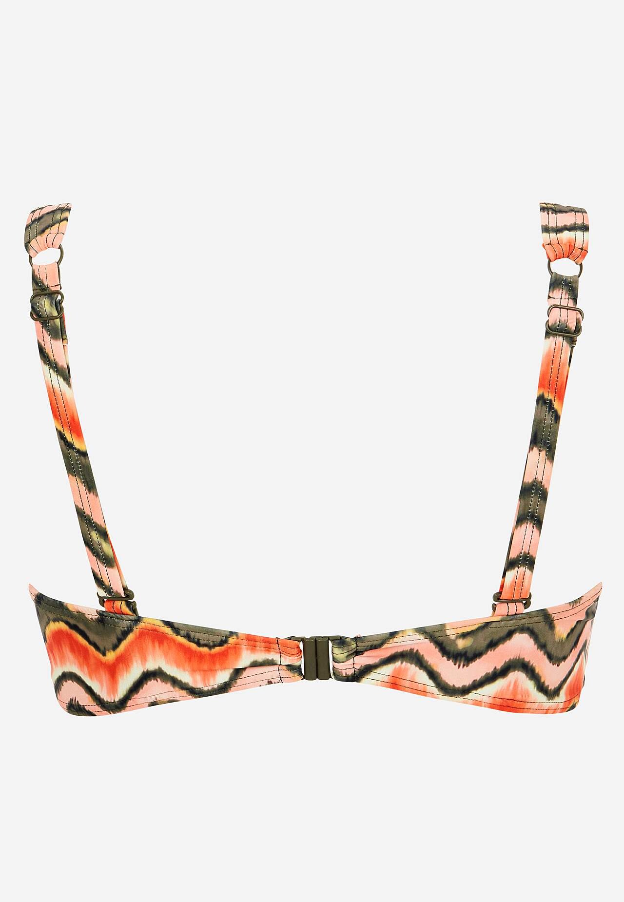 Rakstains bikini krūšturis