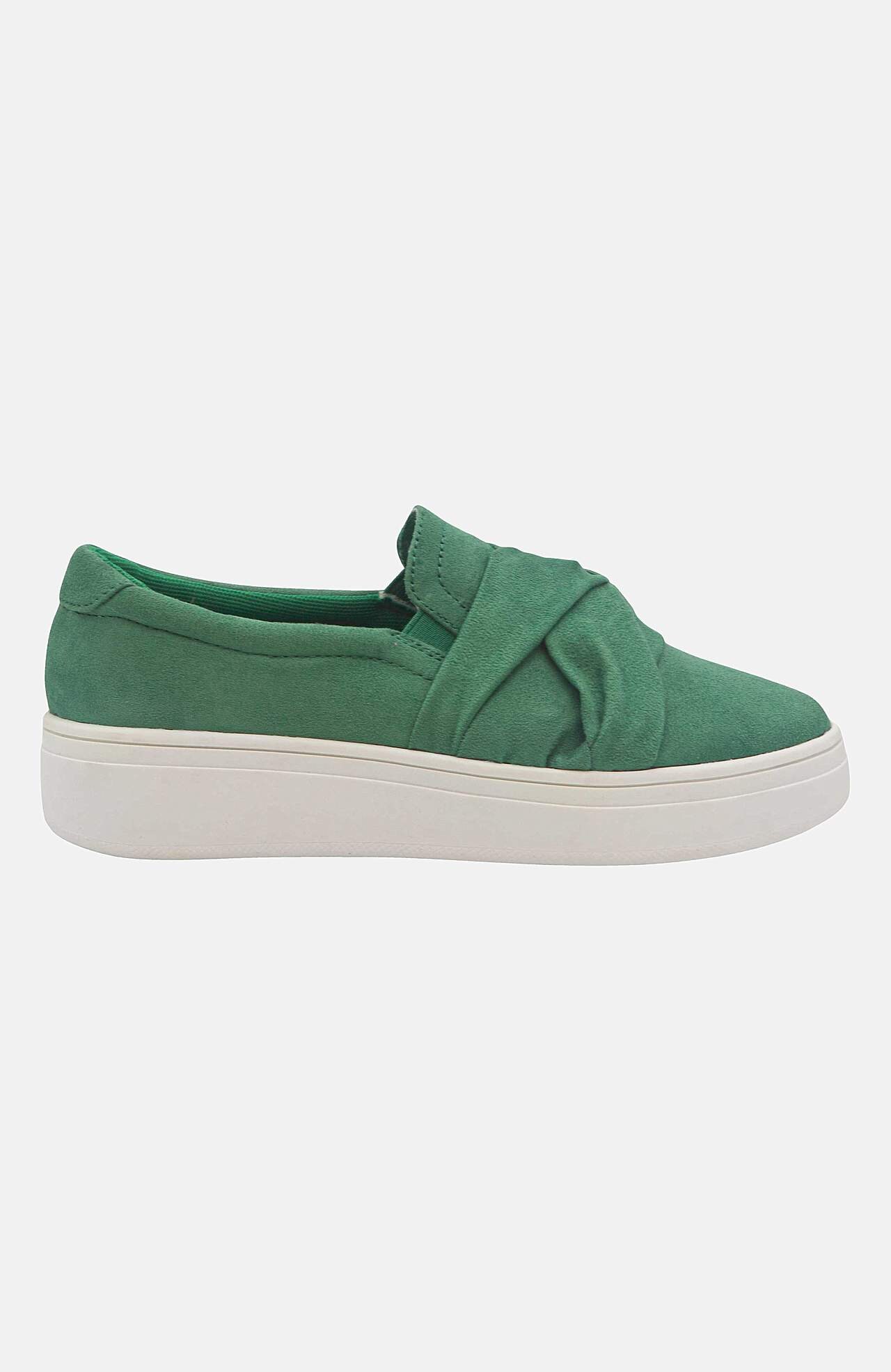 "Slip-on" modeļa apavi ar sakrustotām saitītēm Genova Tre