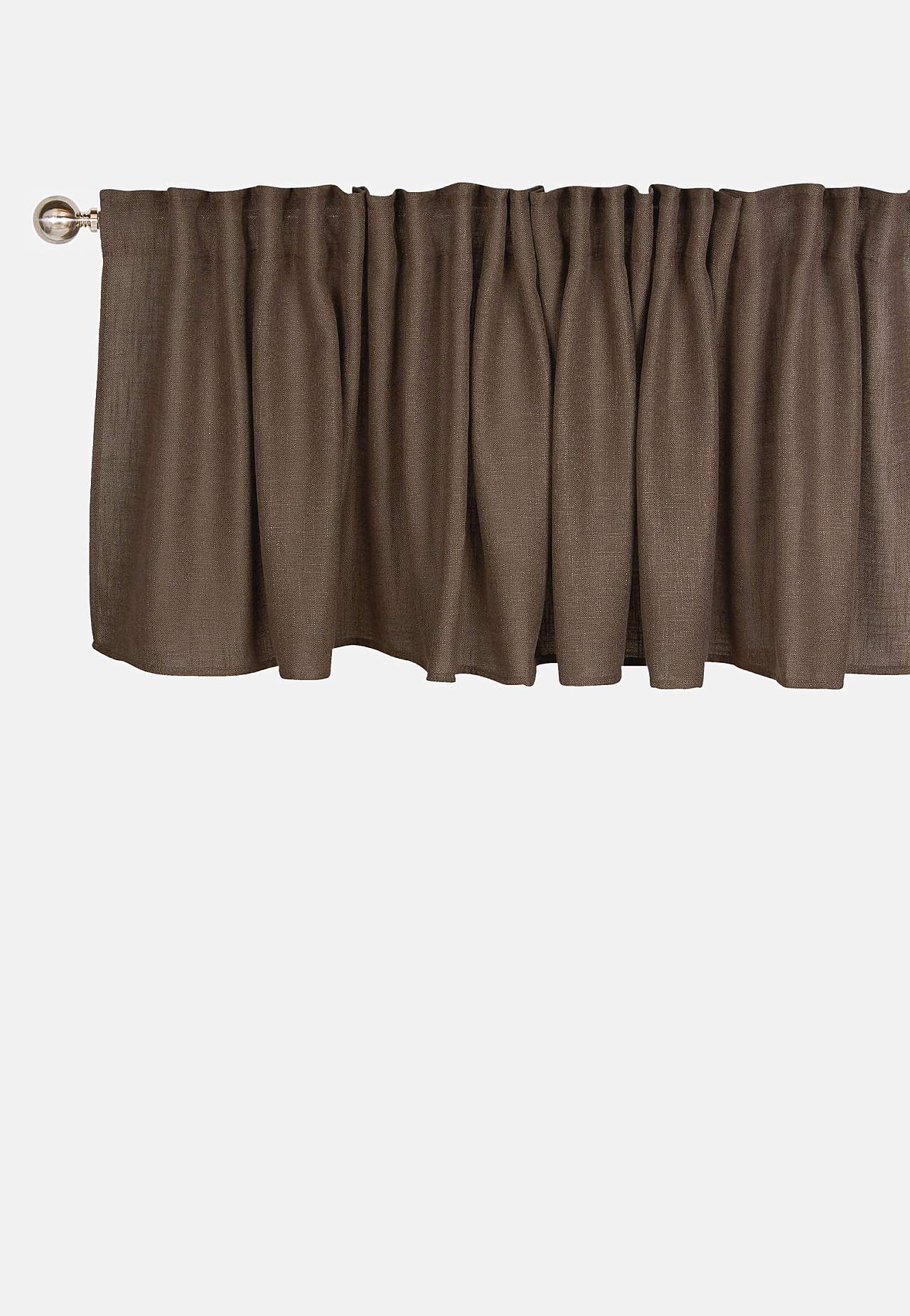 Linam līdzīga auduma lambrekens ar multifunkcionālu lenti