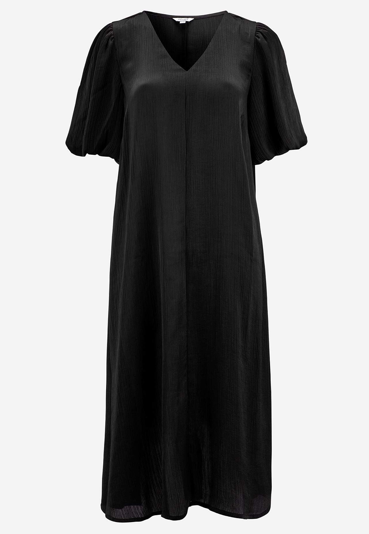 Kleita ar kuplām piedurknēm