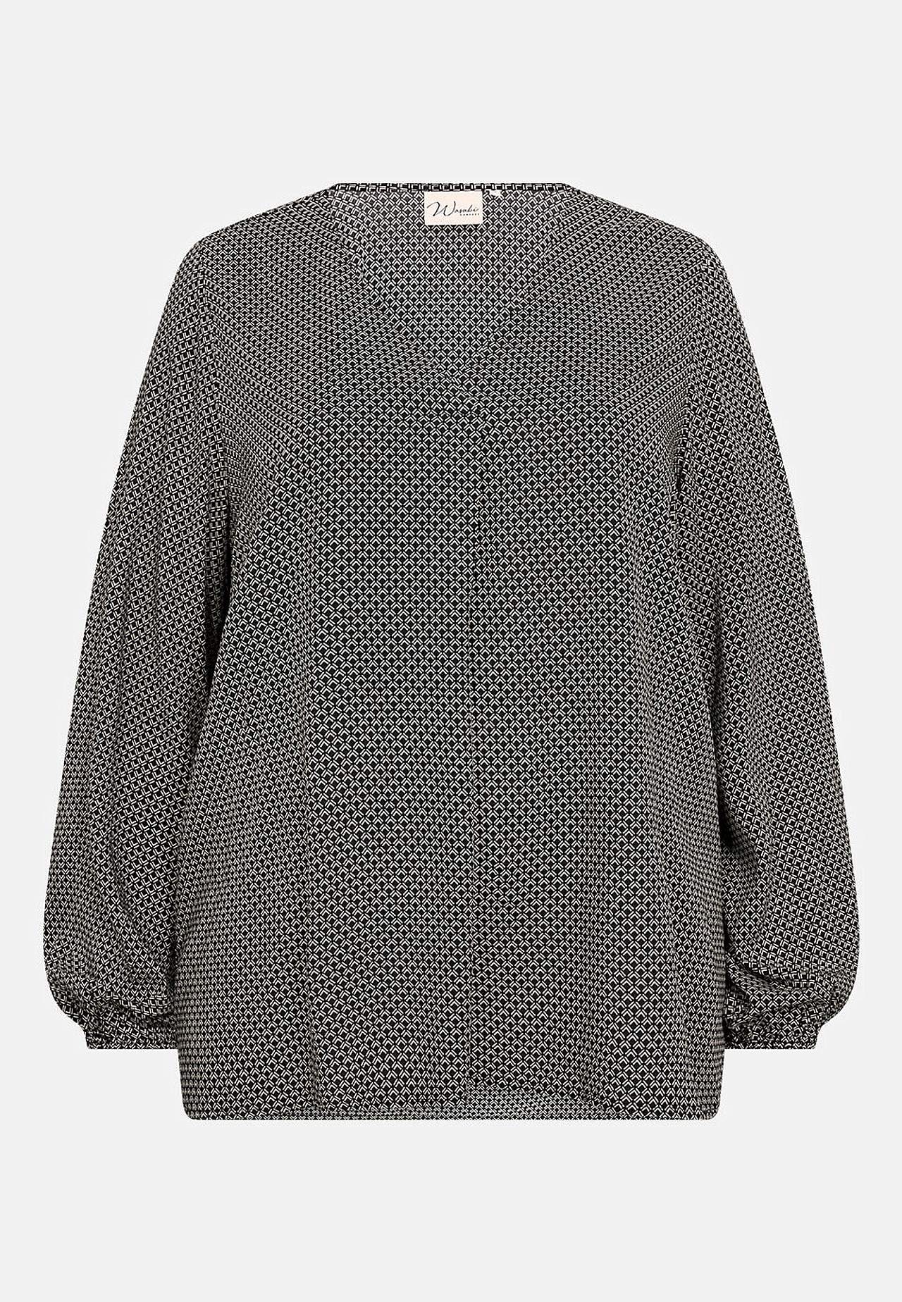 Rakstaina viskozes blūze