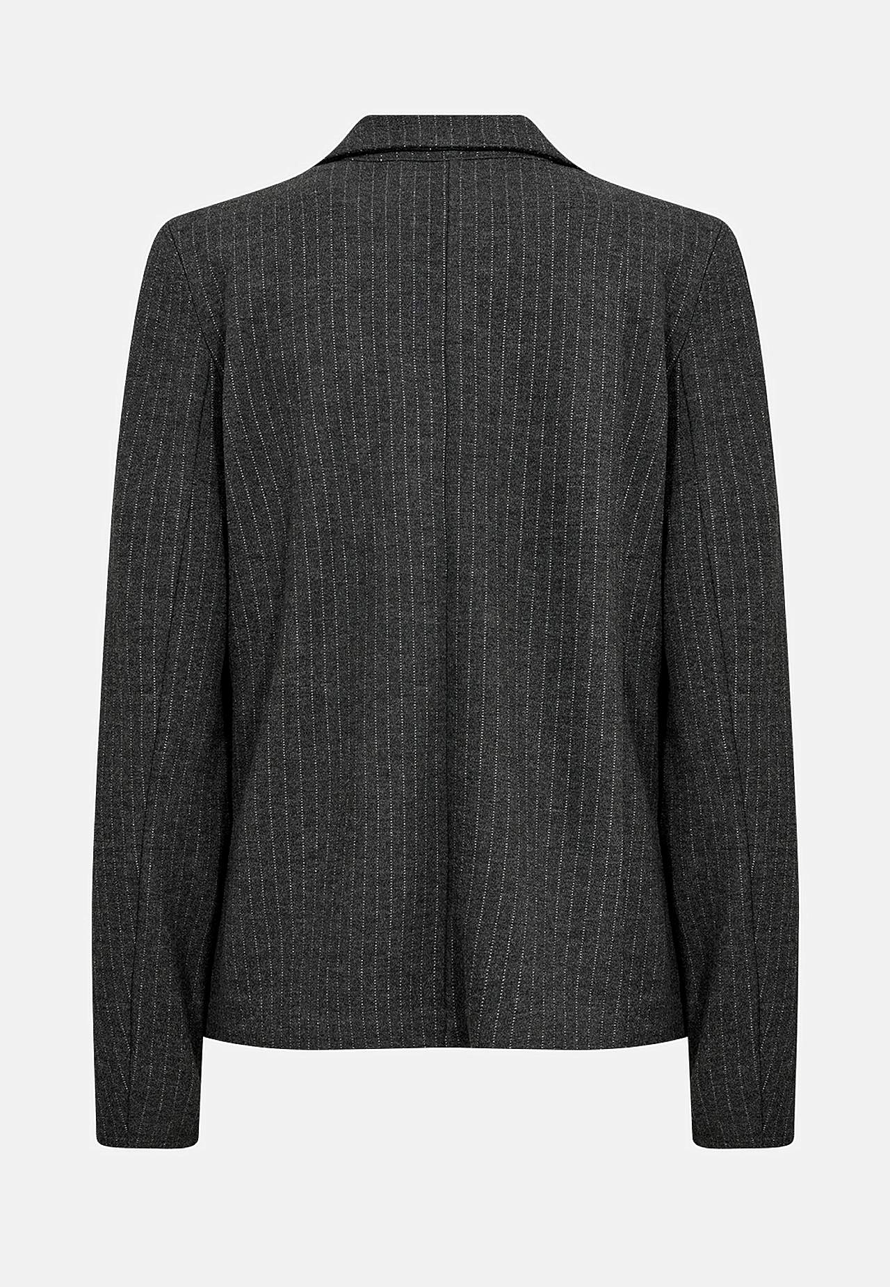 Trikotāžas žakete ar smalkām svītriņām