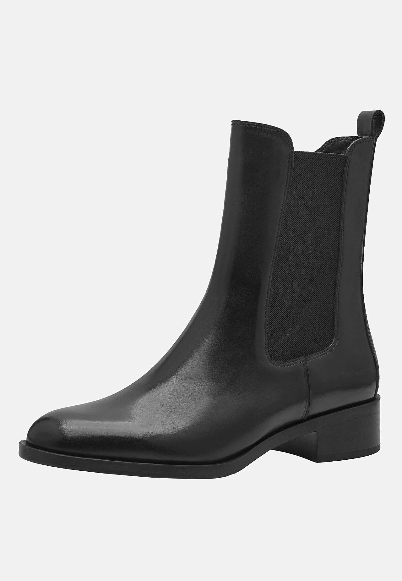 Klasiski ādas puszābaki ar pagarinātu stulmu