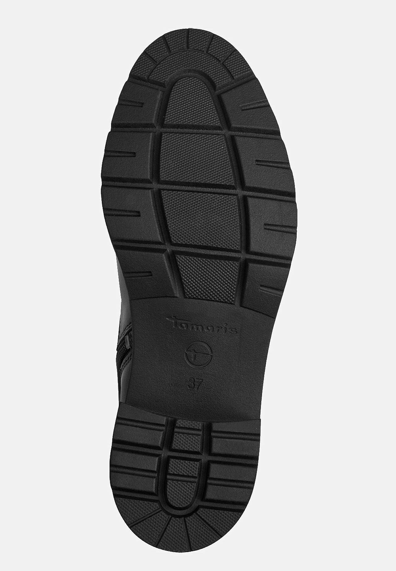 Ādas zābaki ar rāvējslēdzēju