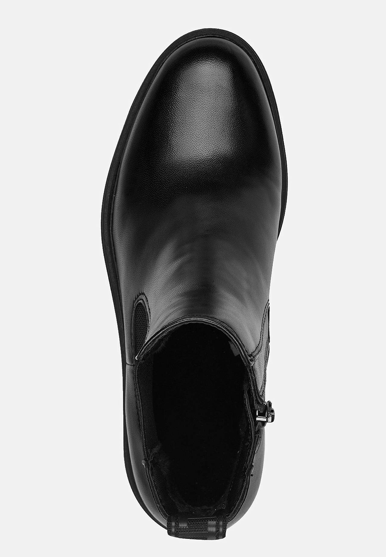 Ādas zābaki ar rāvējslēdzēju