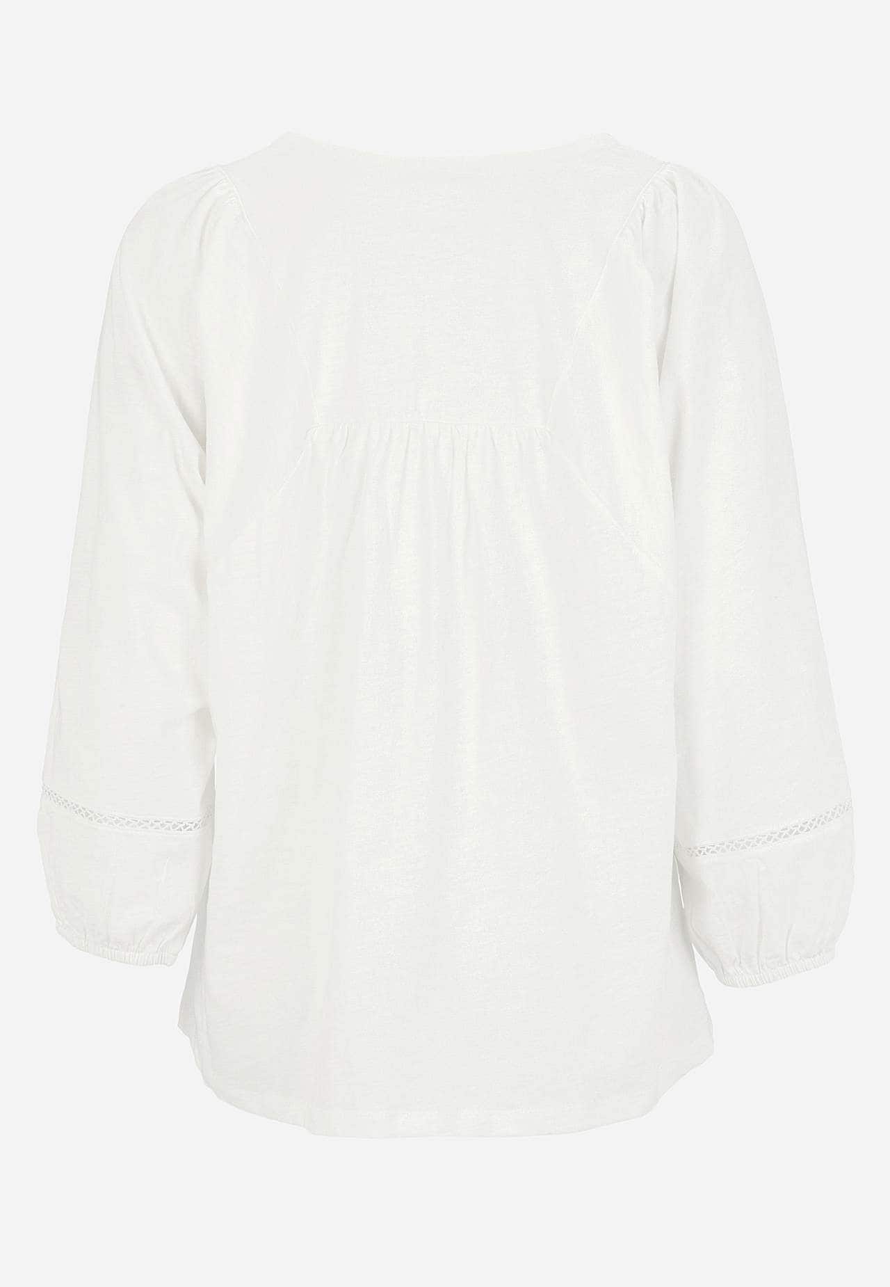 Boho stila trikotāžas tops