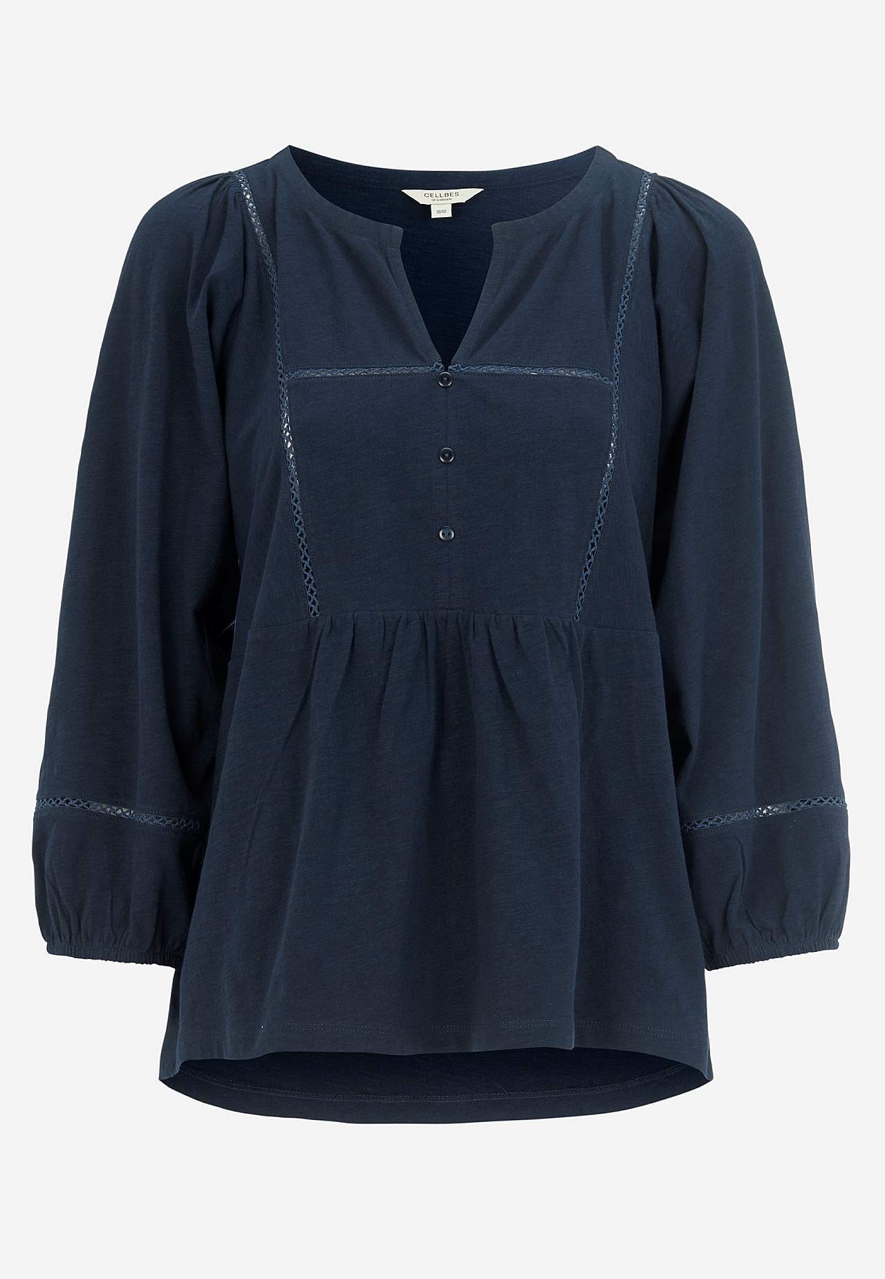 Boho stila trikotāžas tops
