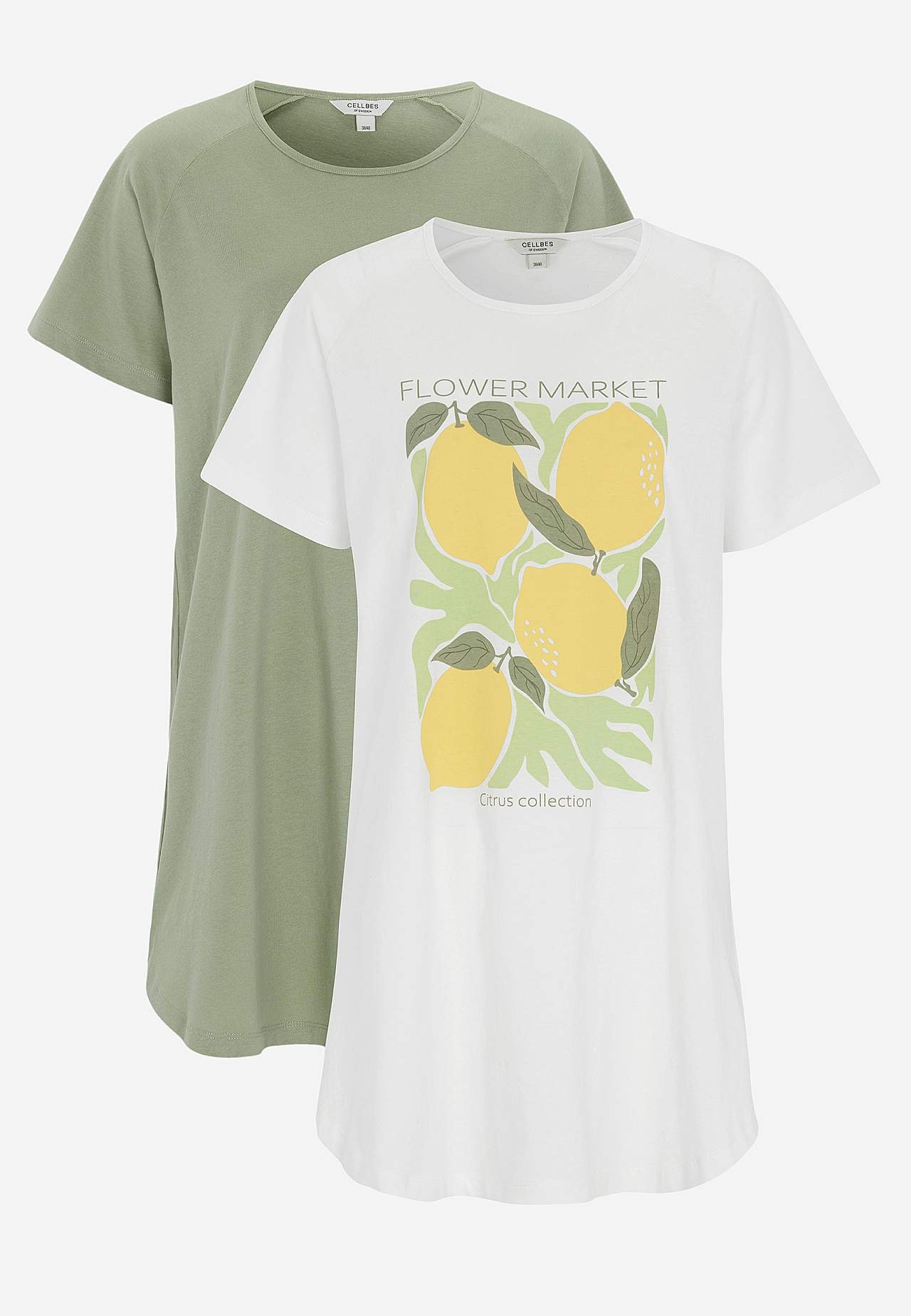 Organiskās kokvilnas trikotāžas tunika kompl. 2 gabali