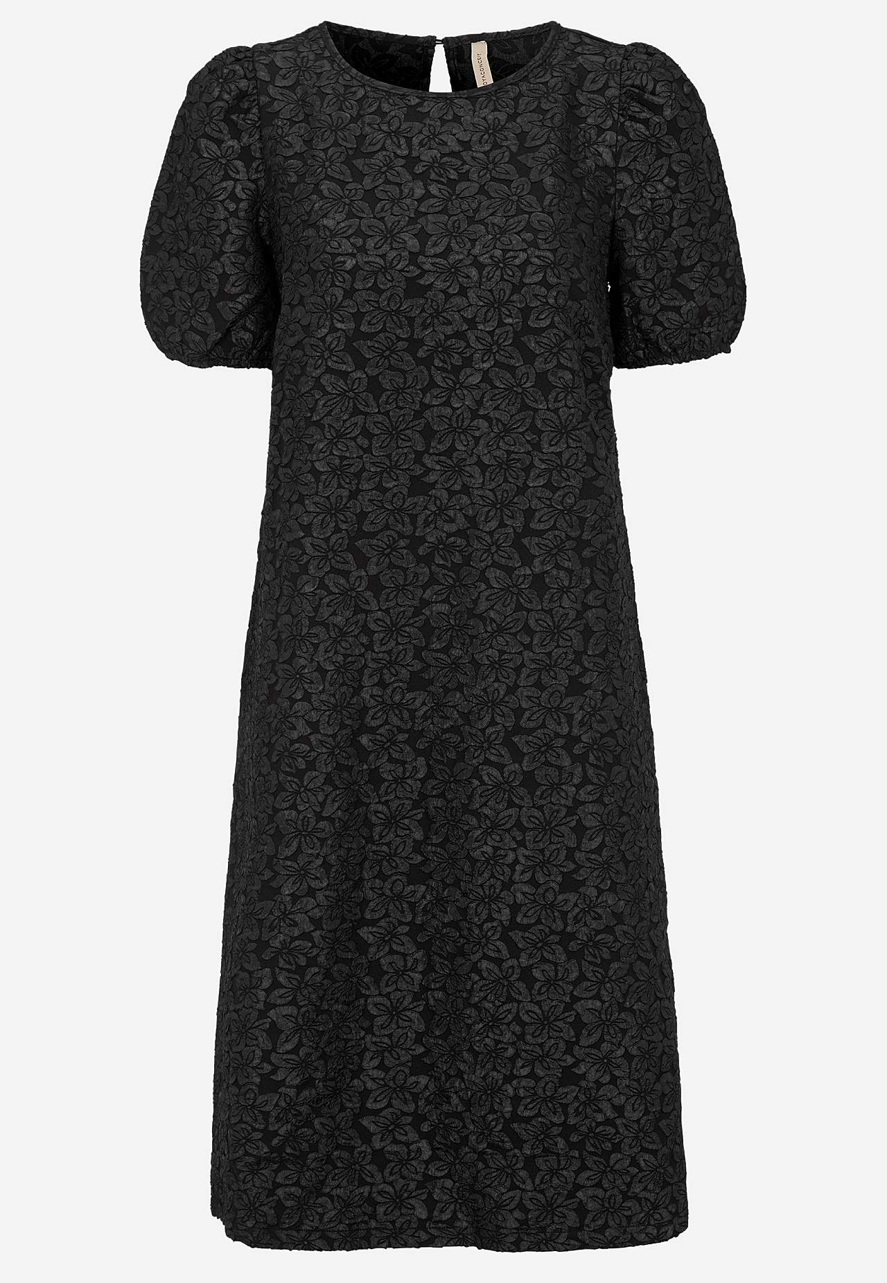 Žakarda auduma kleita ar ziedu rakstu