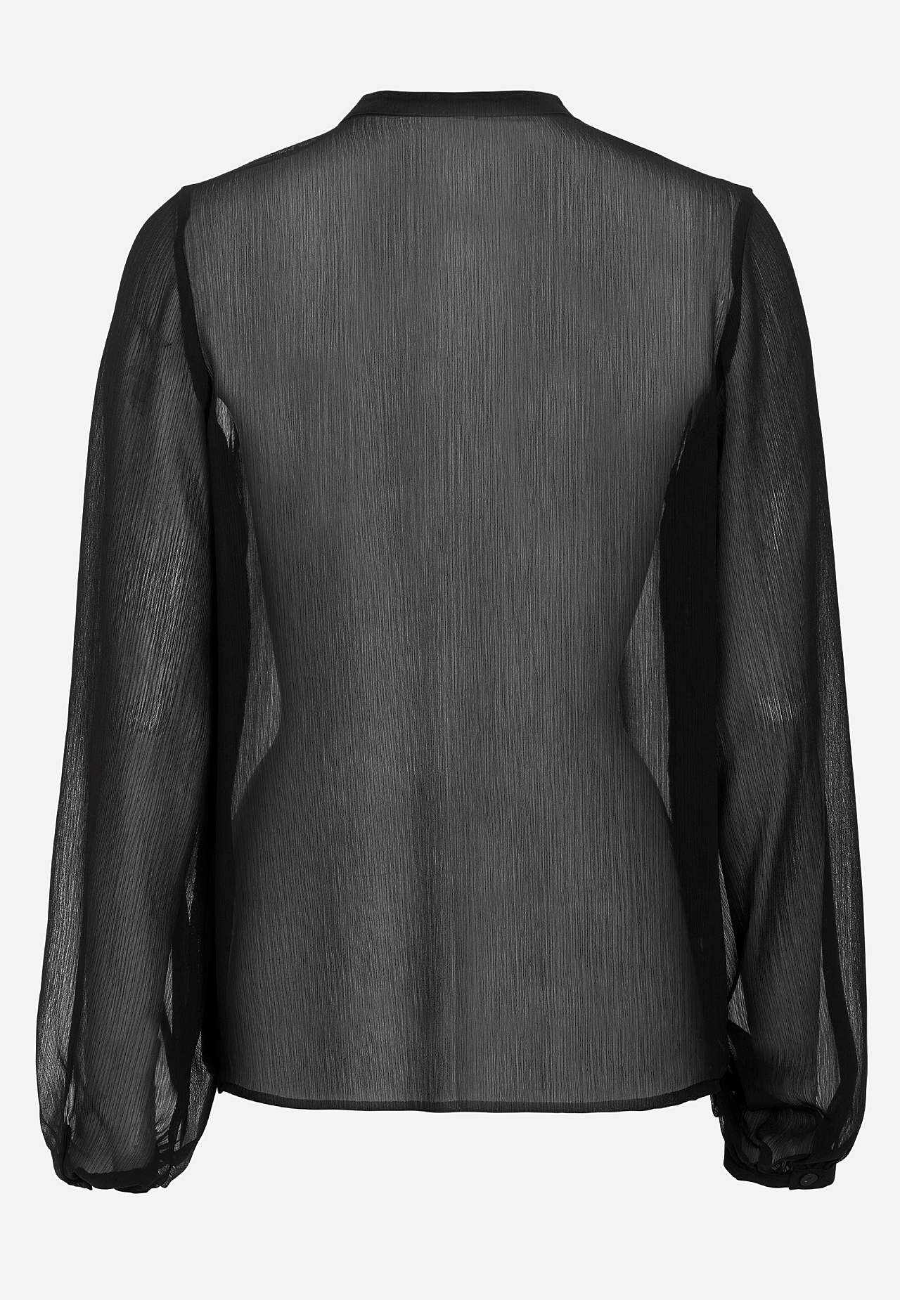 Šifona blūze ar volāniem