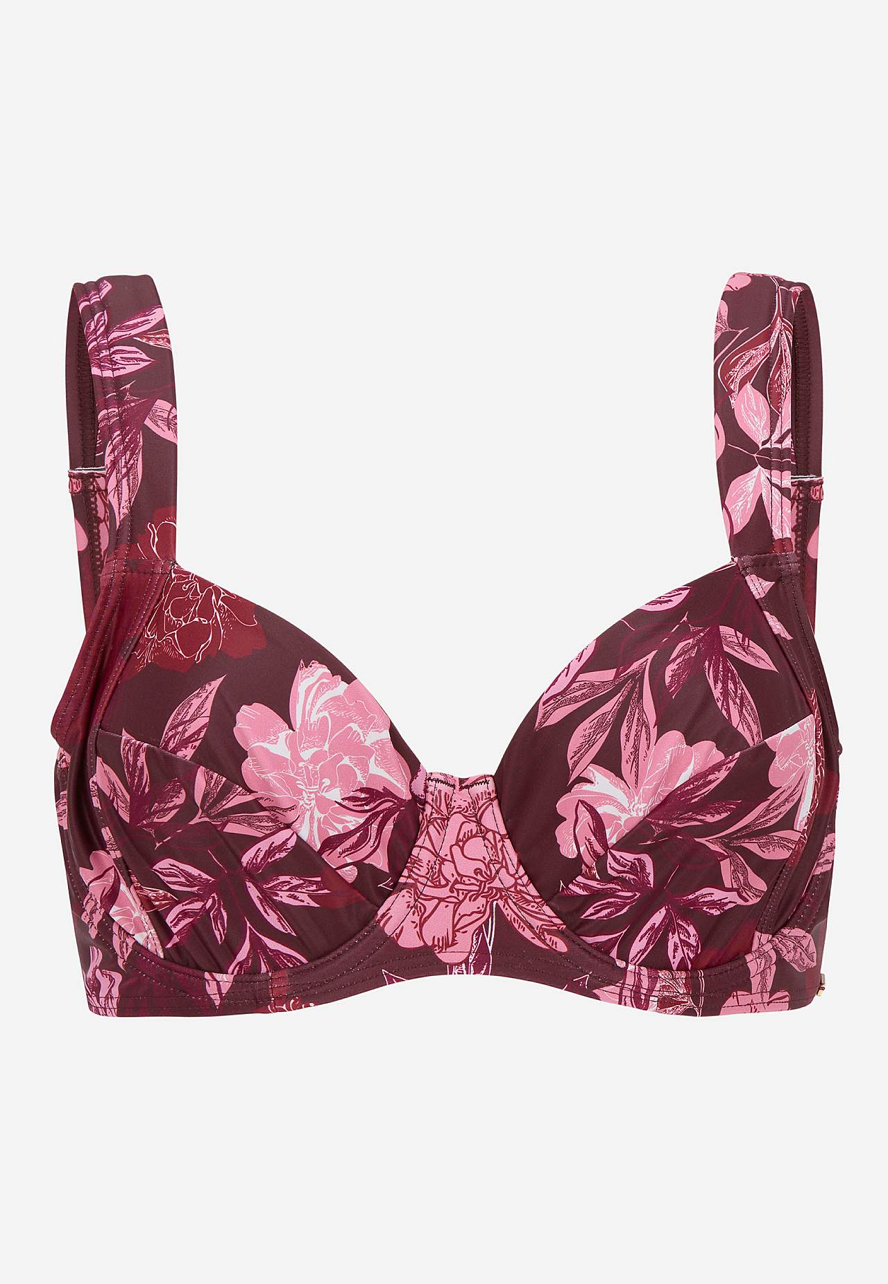 Rakstains bikini krūšturis