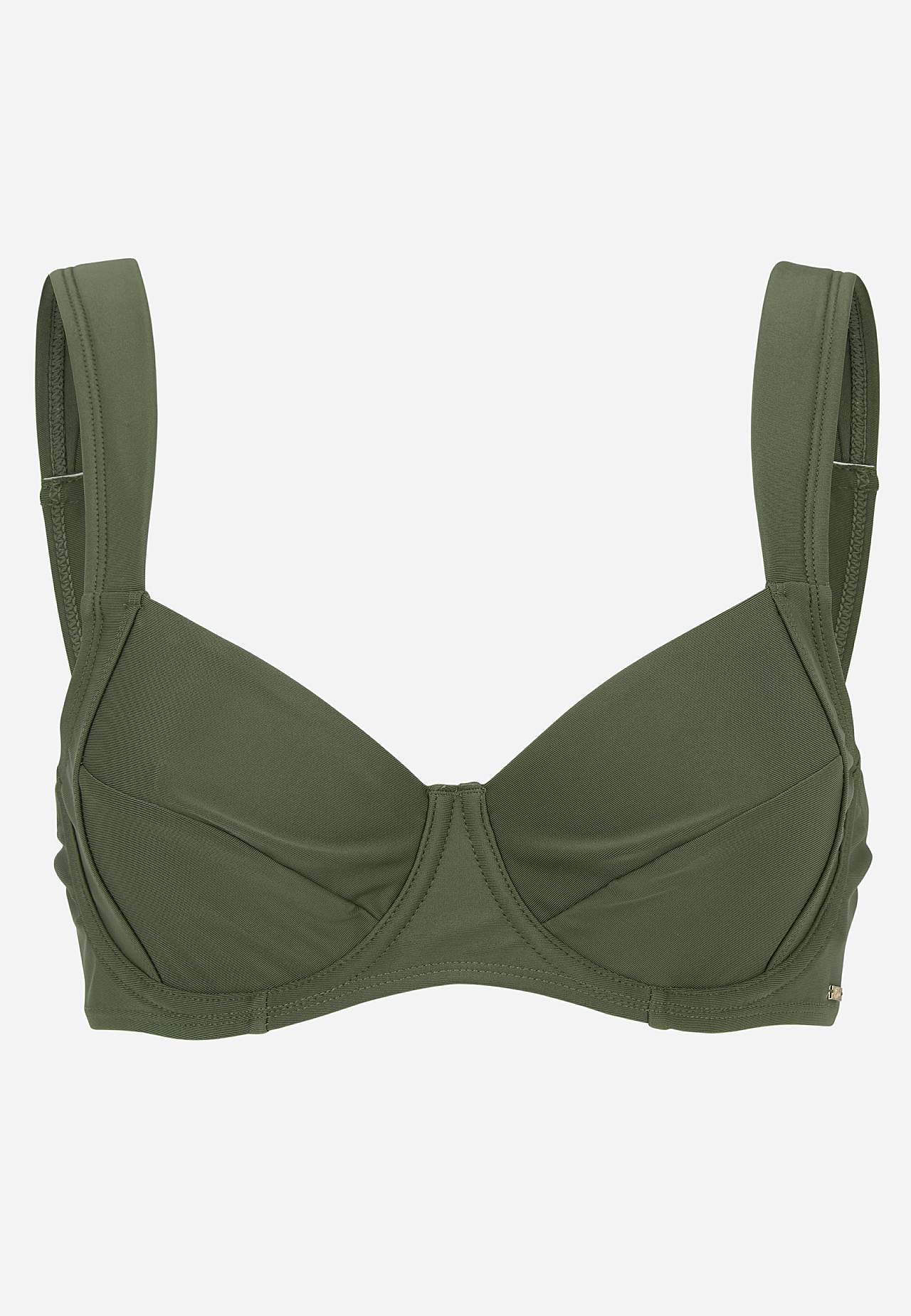 Vienkrāsains bikini krūšturis