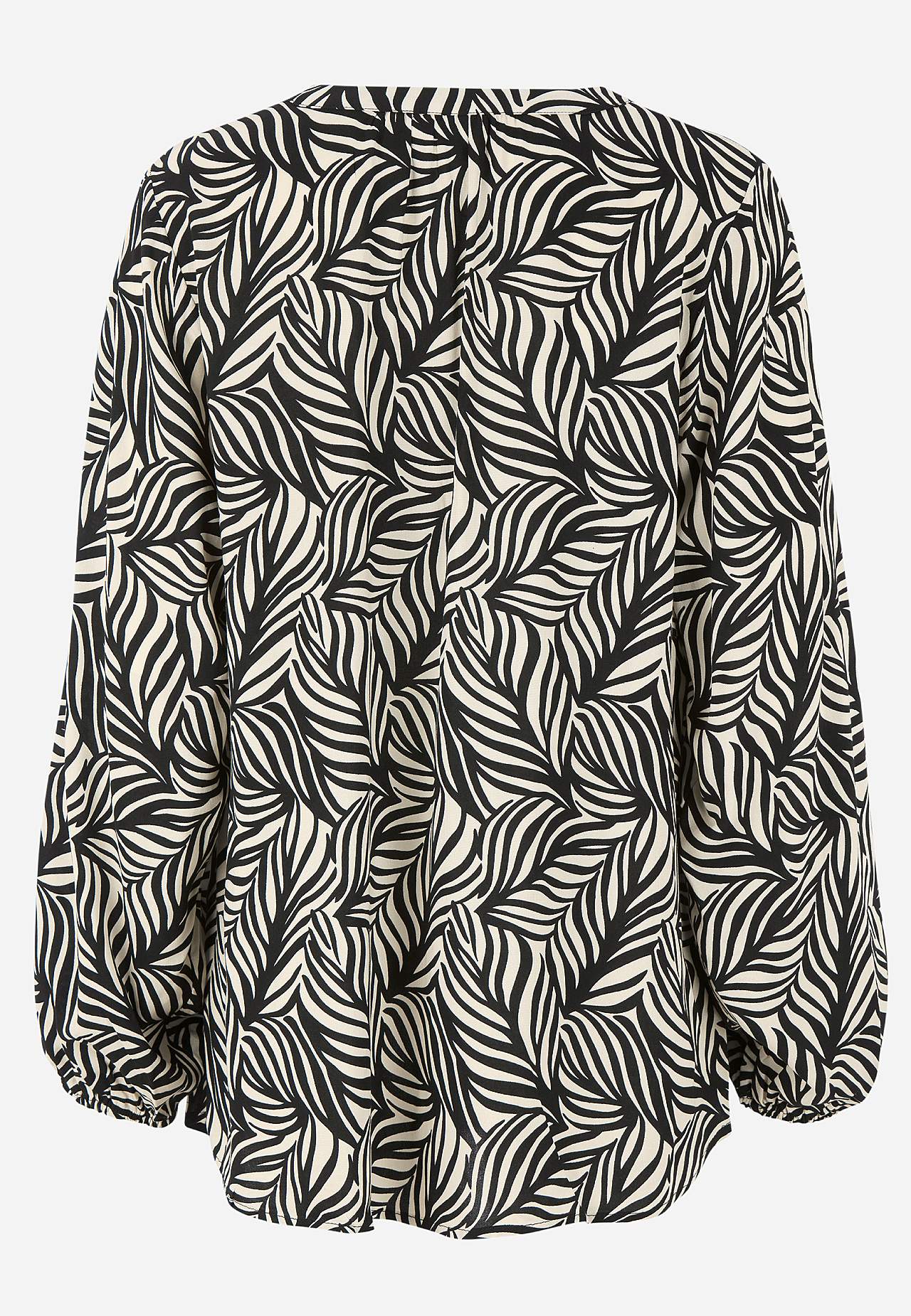 Rakstaina auduma blūze