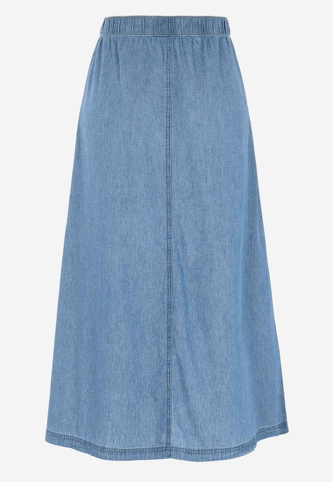 Džinsa svārki ar kabatām