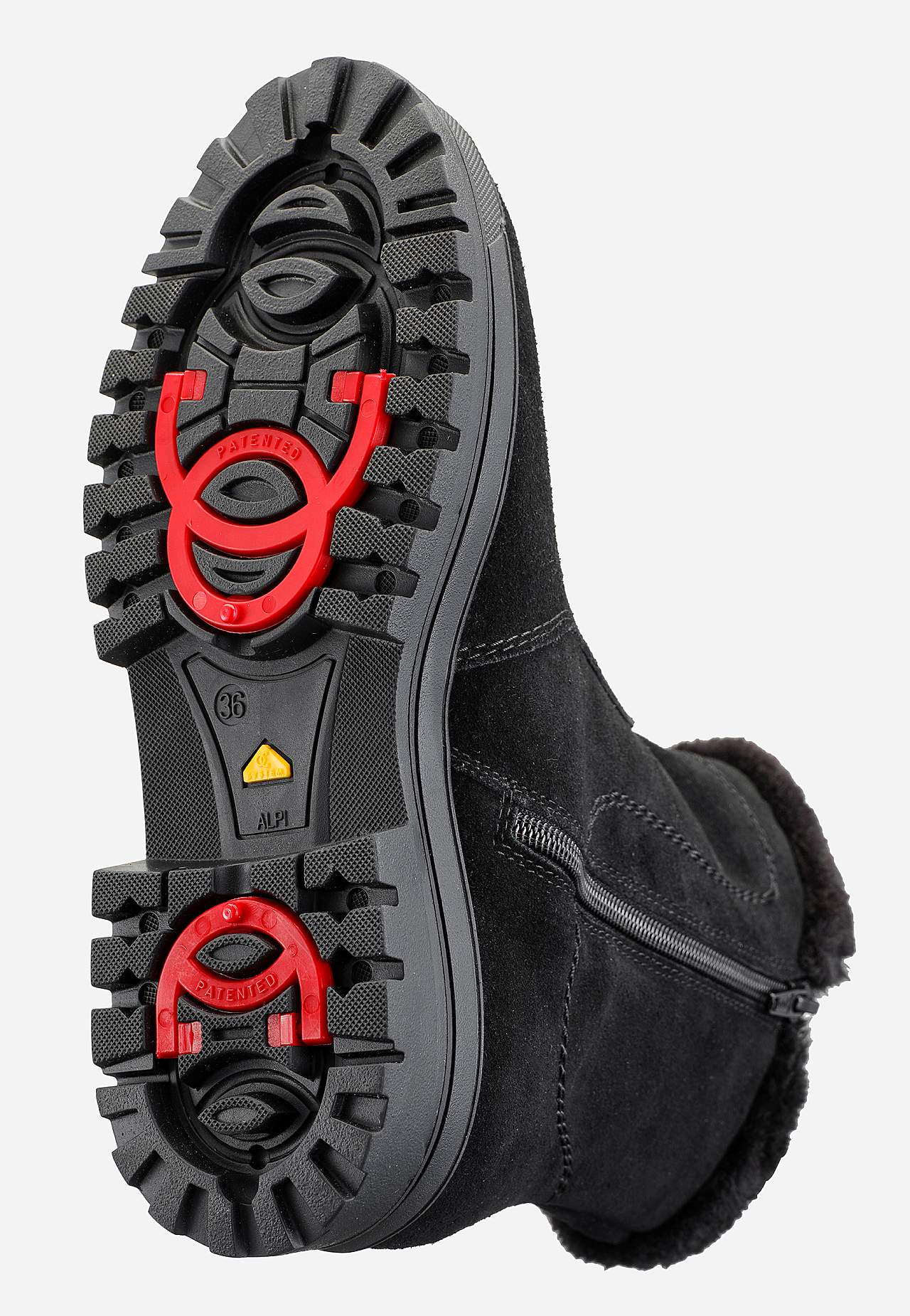 Zamšādas puszābaki ar izvelkamām radzēm