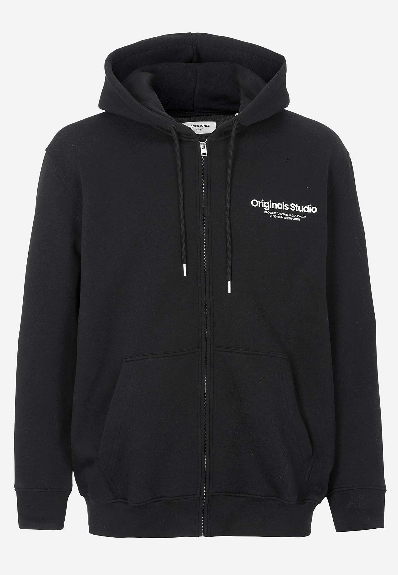 Džemperis ar kapuci un rāvējslēdzēju