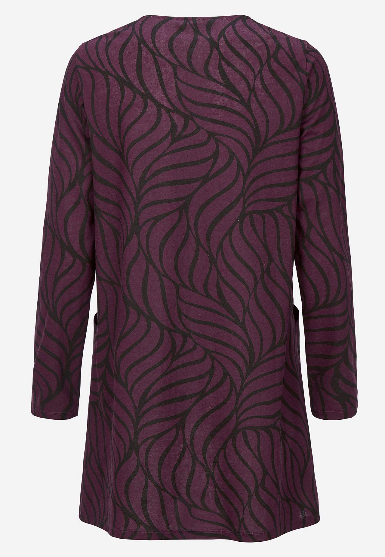 Trikotāžas tunika ar kabatām