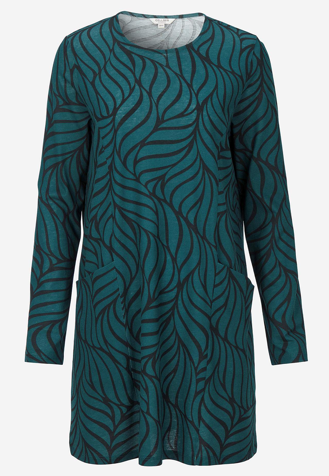 Trikotāžas tunika ar kabatām