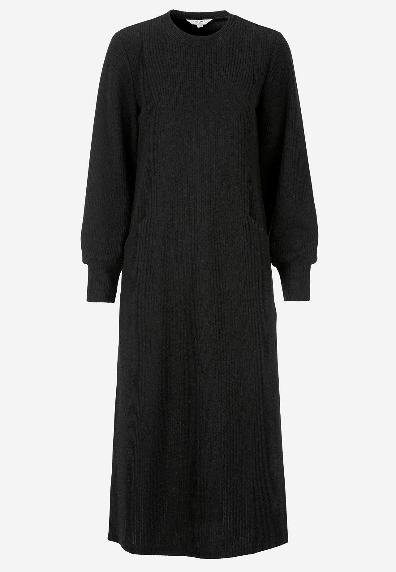 Ļoti mīksta kleita ar kabatām