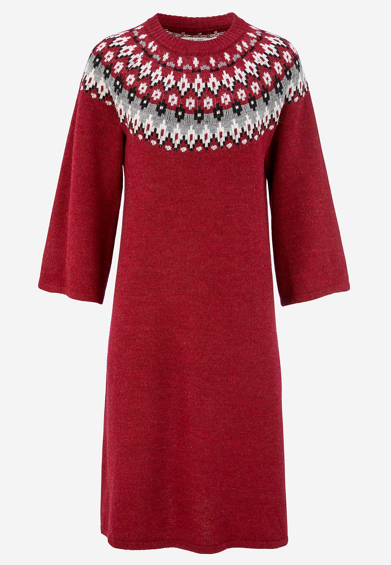 Adīta žakarda raksta kleita