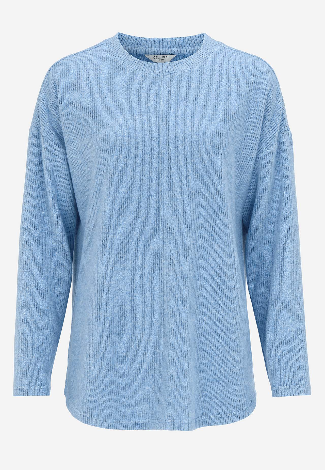 Ļoti mīksts džemperis ar dekoratīvu vīli vidū Beata