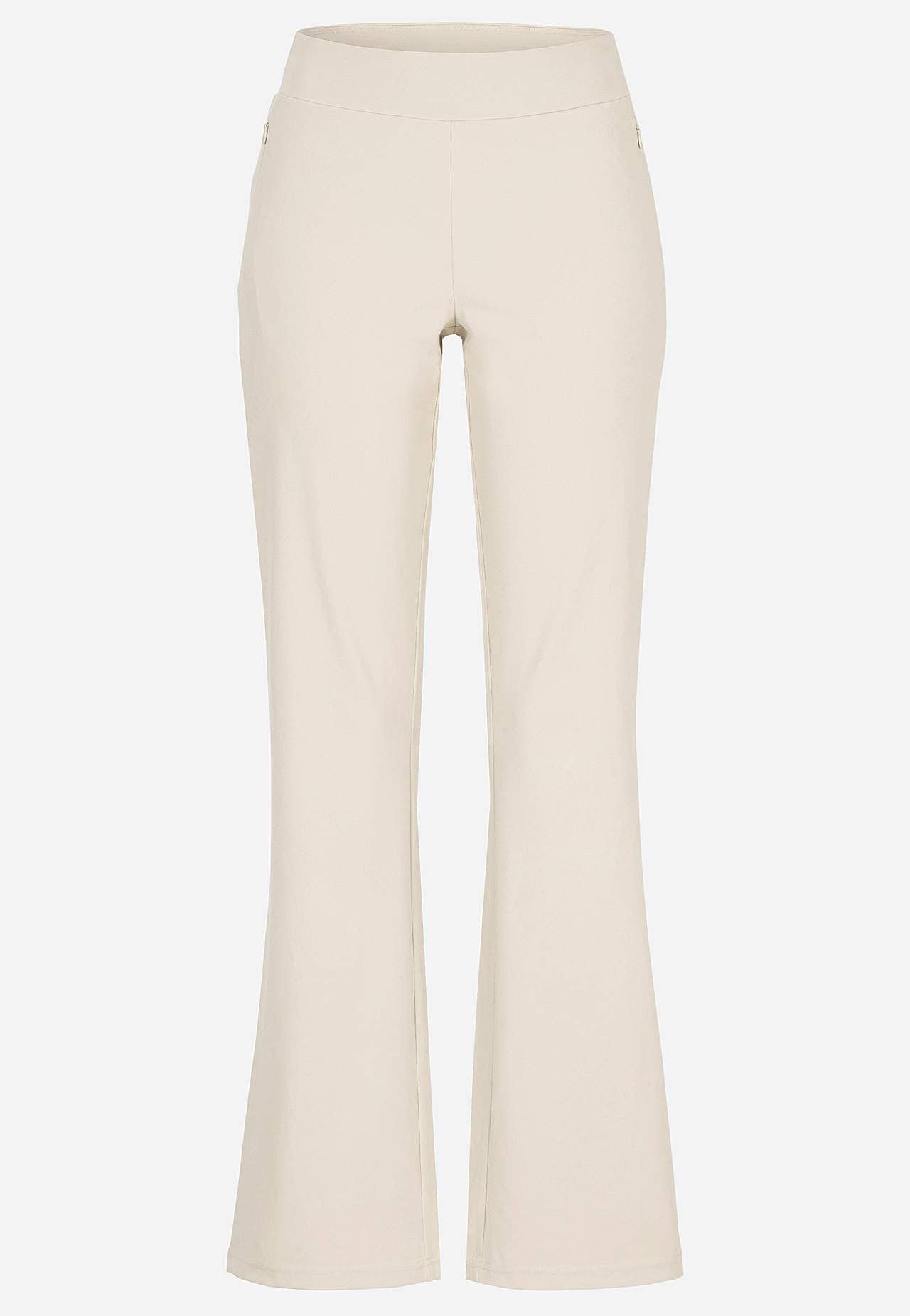 Universālas trikotāžas bikses ar paplatinātiem staru galiem Daria