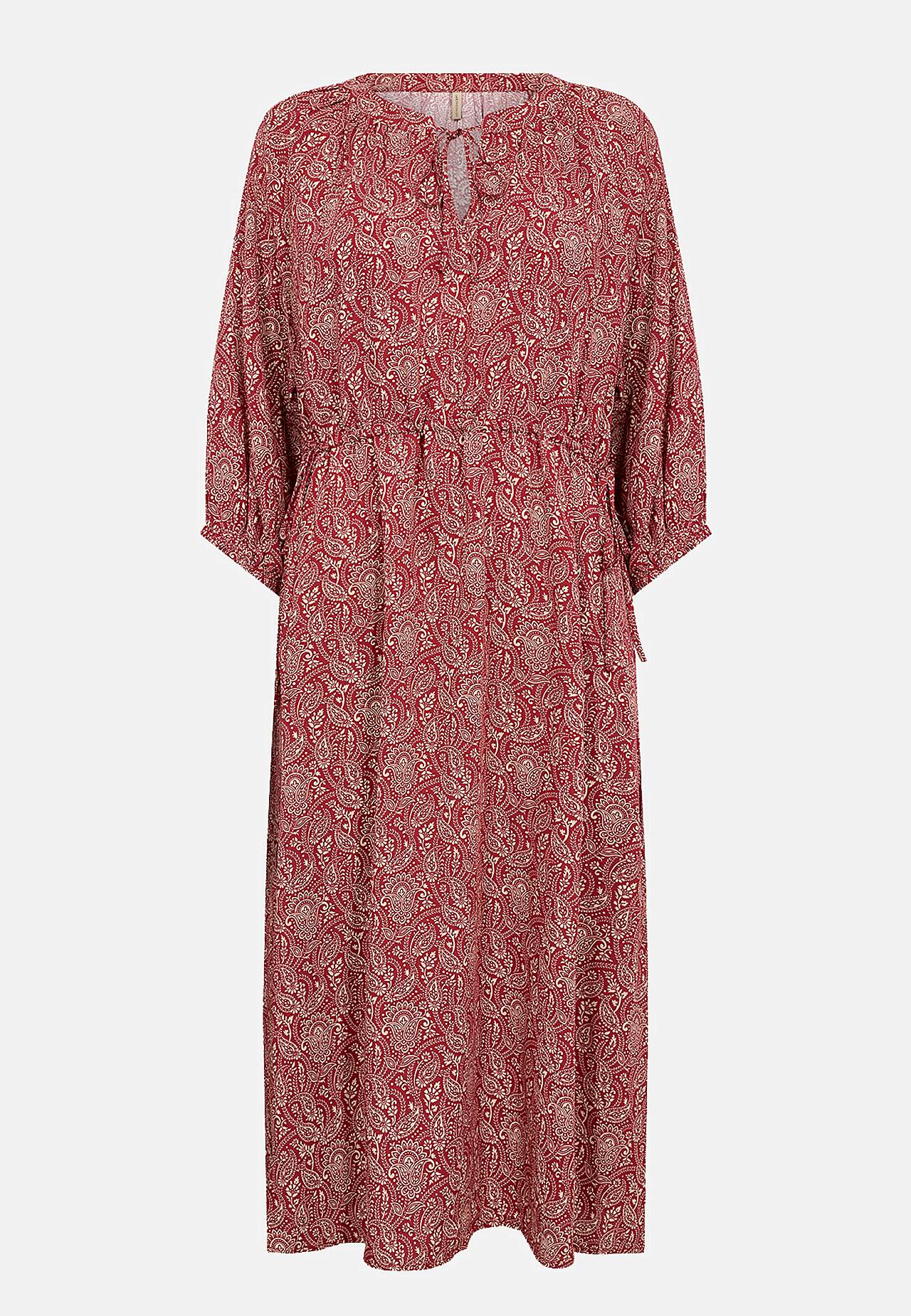 Rakstaina viskozes kleita