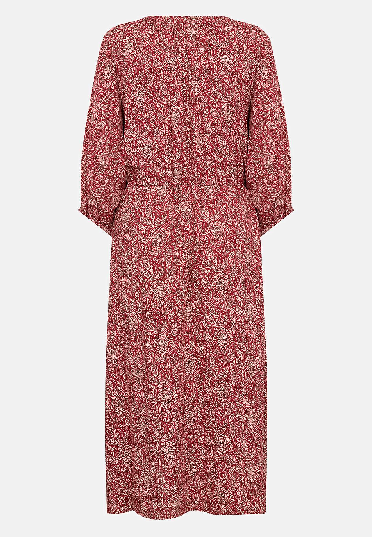 Rakstaina viskozes kleita