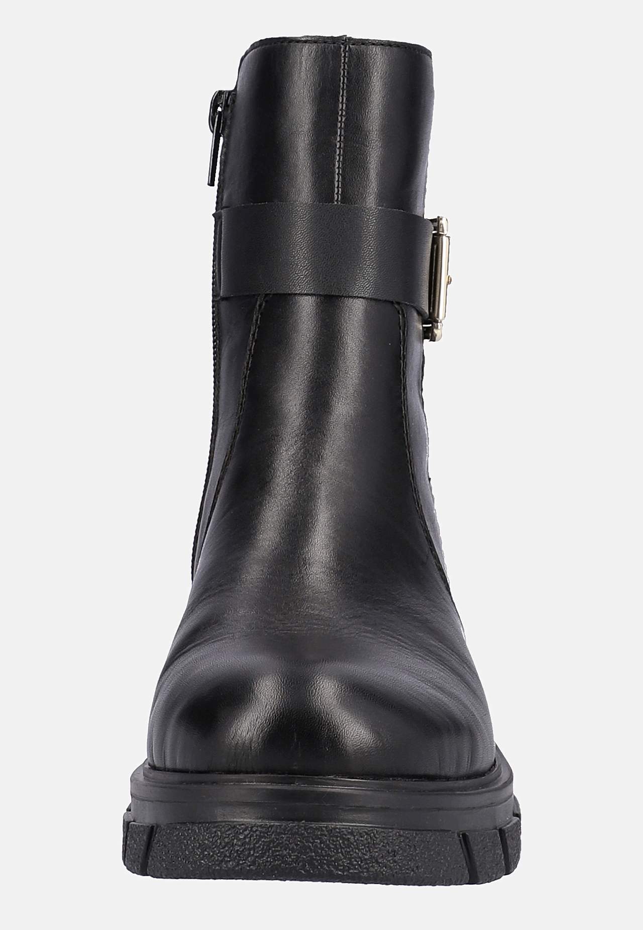 Ādas zābaki ar sprādzi