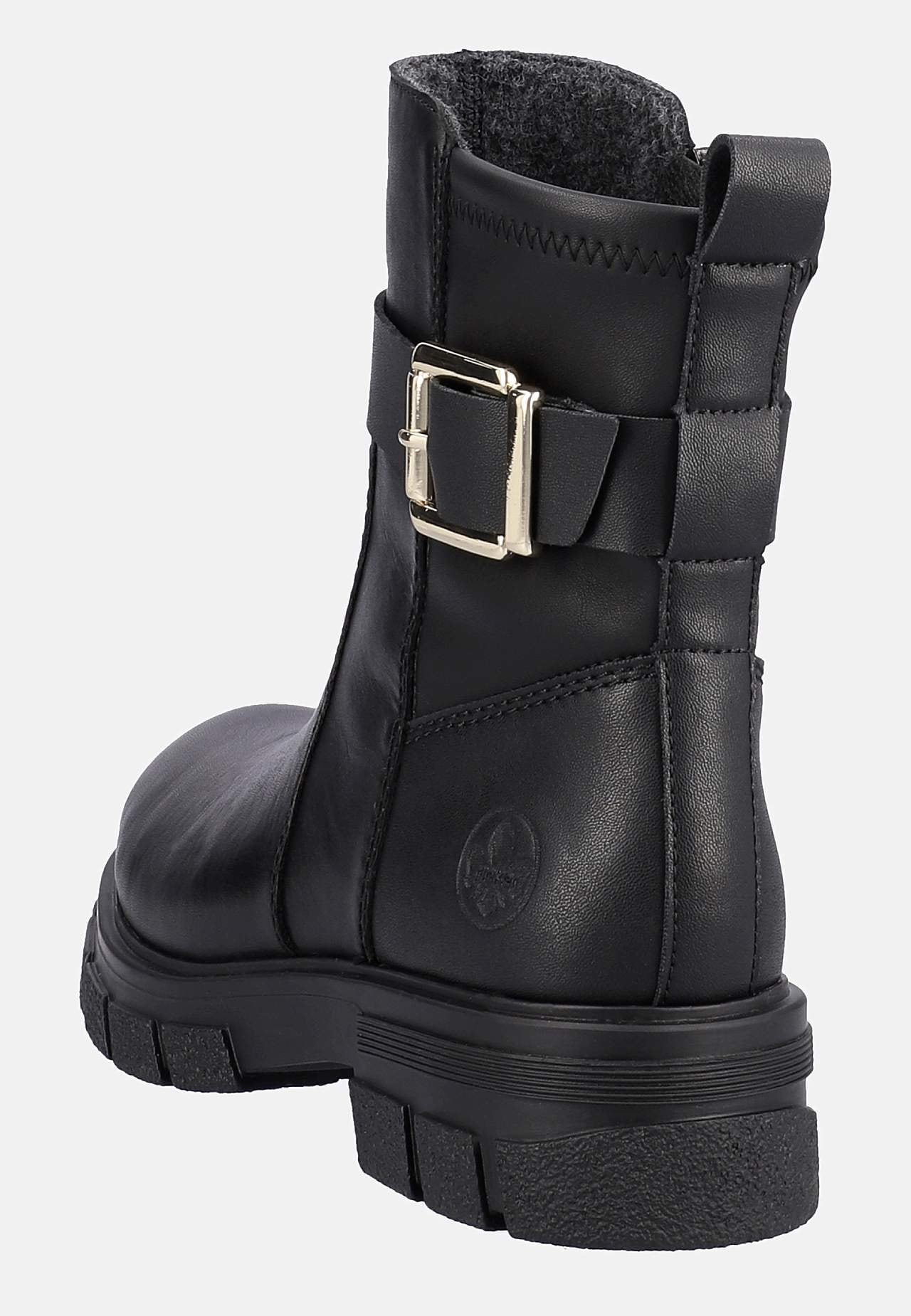 Ādas zābaki ar sprādzi