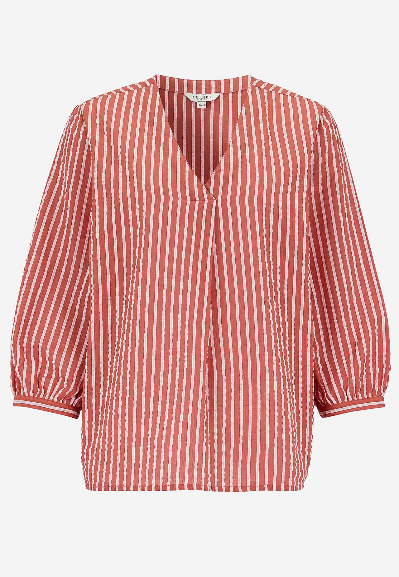 Krokota auduma blūze