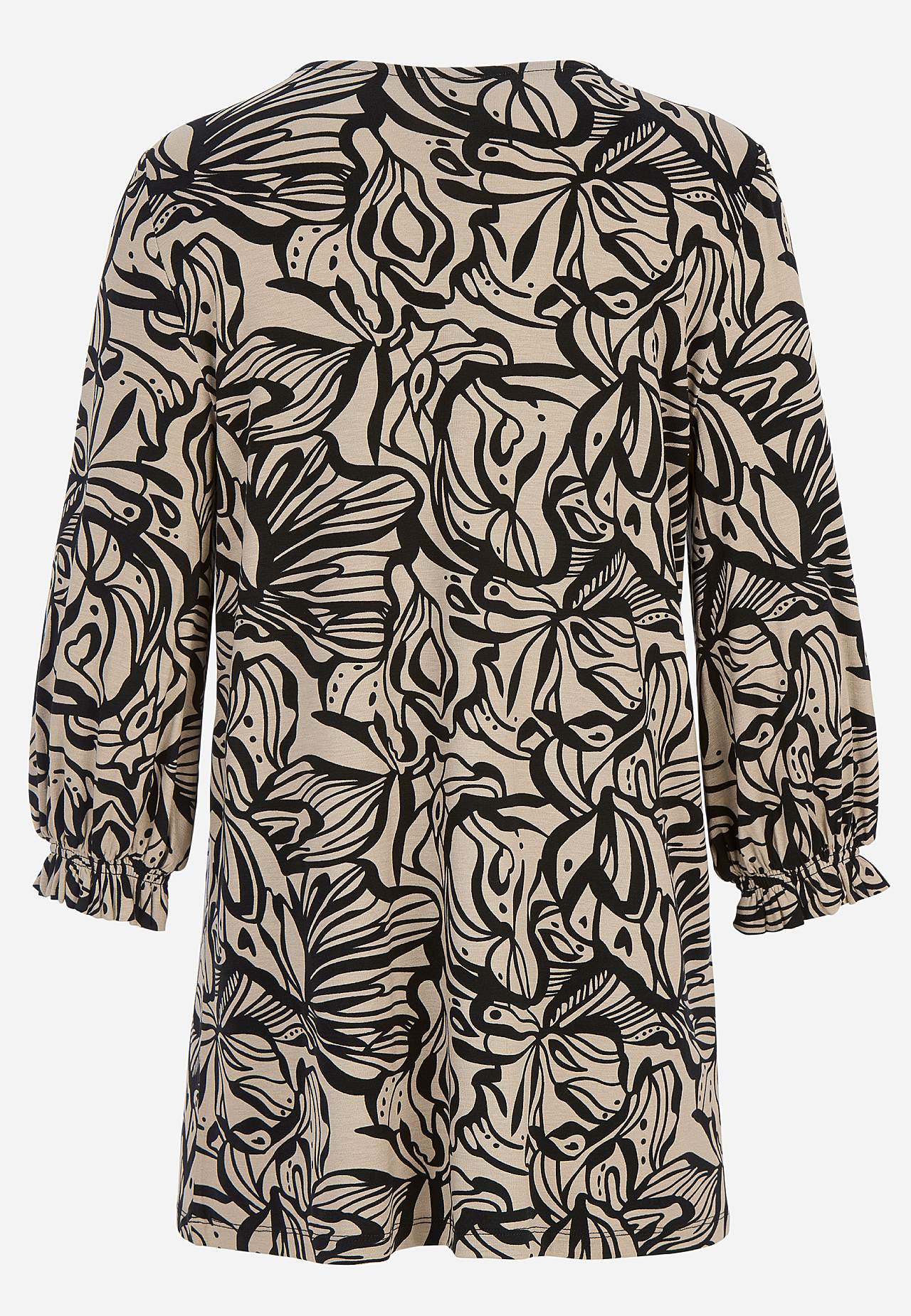 Trikotāžas tunika ar savilkumu