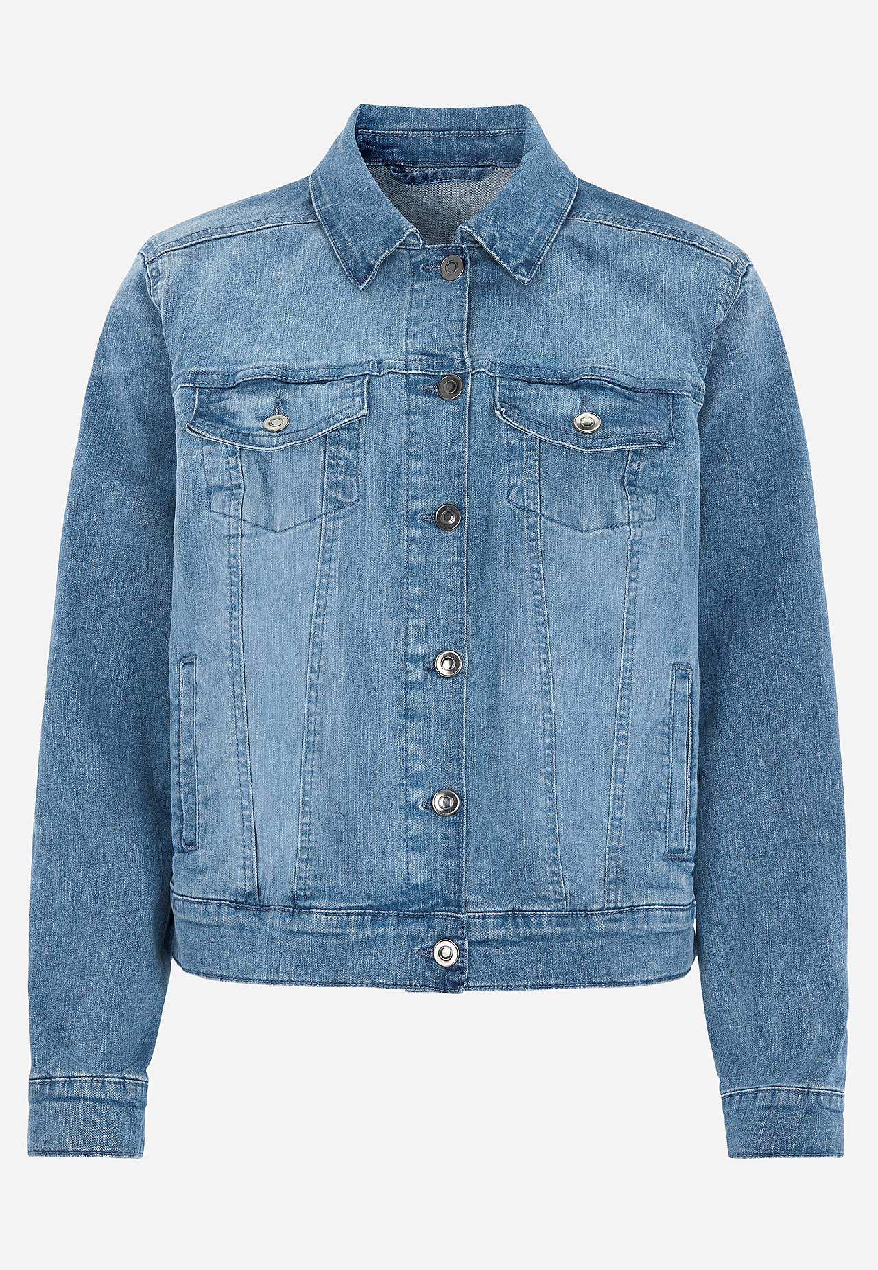 Elastīga džinsa jaka