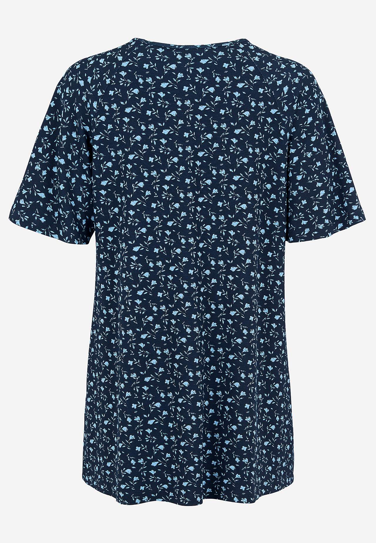 Puķaina trikotāžas tunika