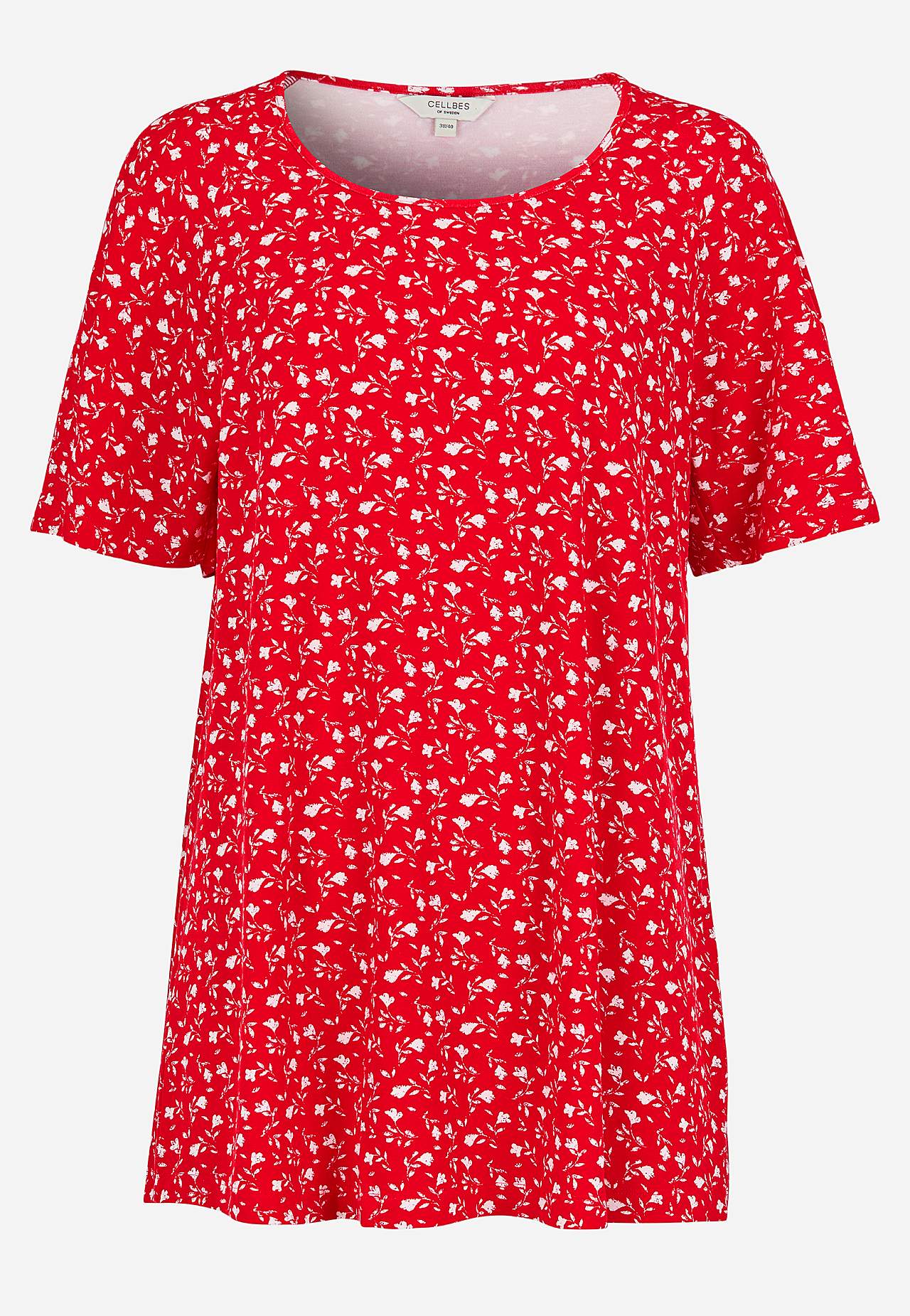 Puķaina trikotāžas tunika