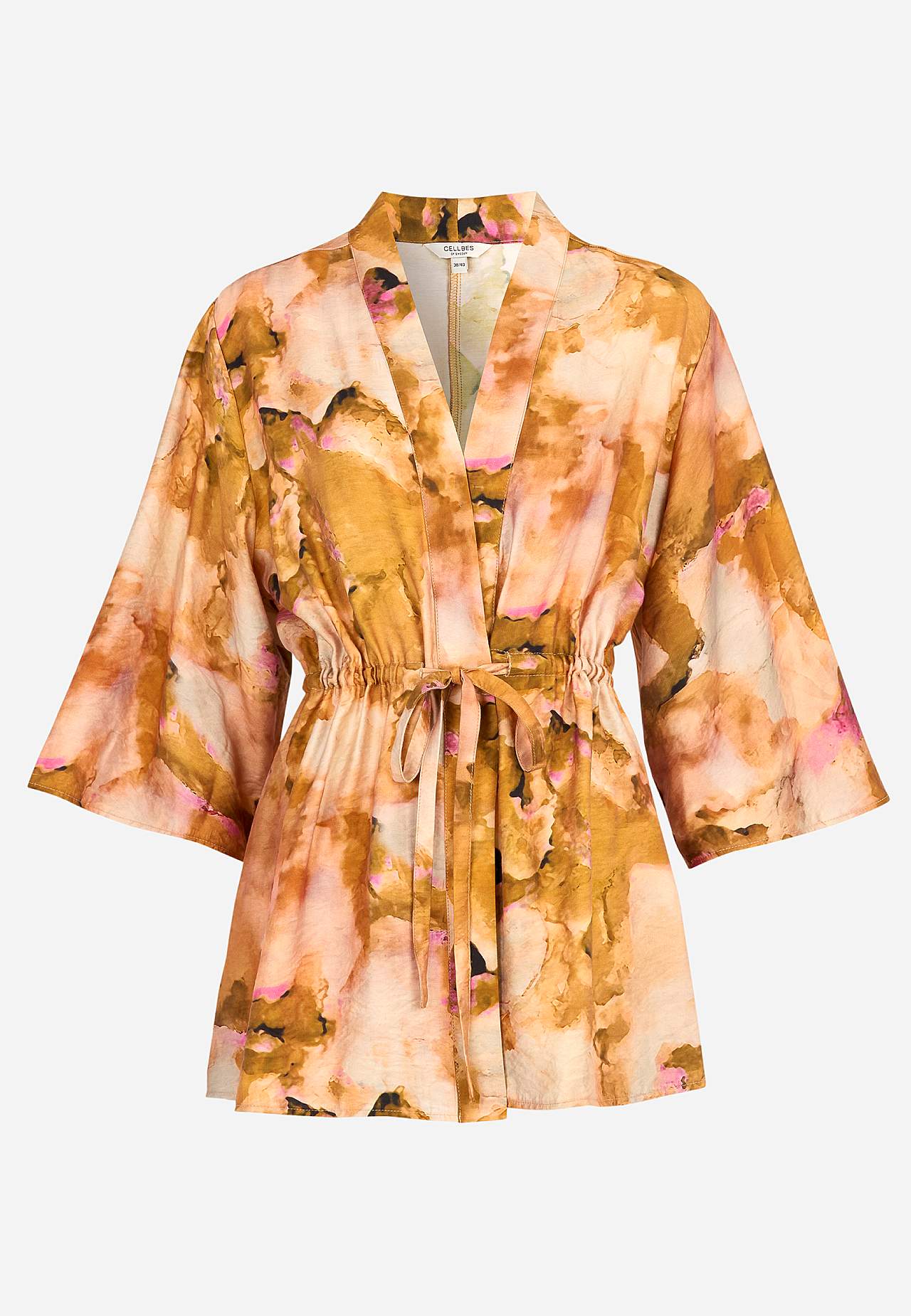 Rakstaina, padevīga kimono jaka