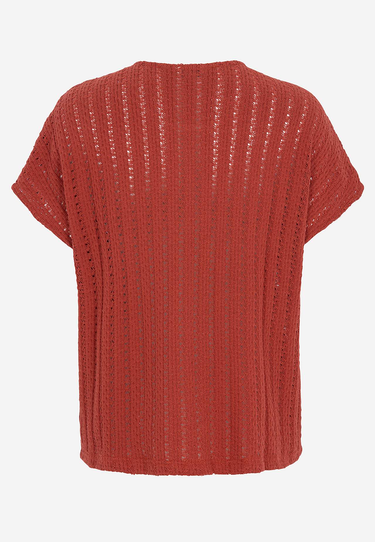 Rakstains trikotāžas tops