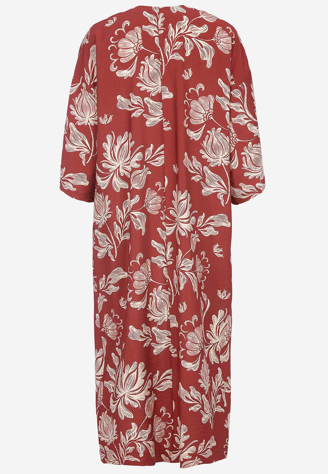 Kaftāns bez aizdares, ar kabatām