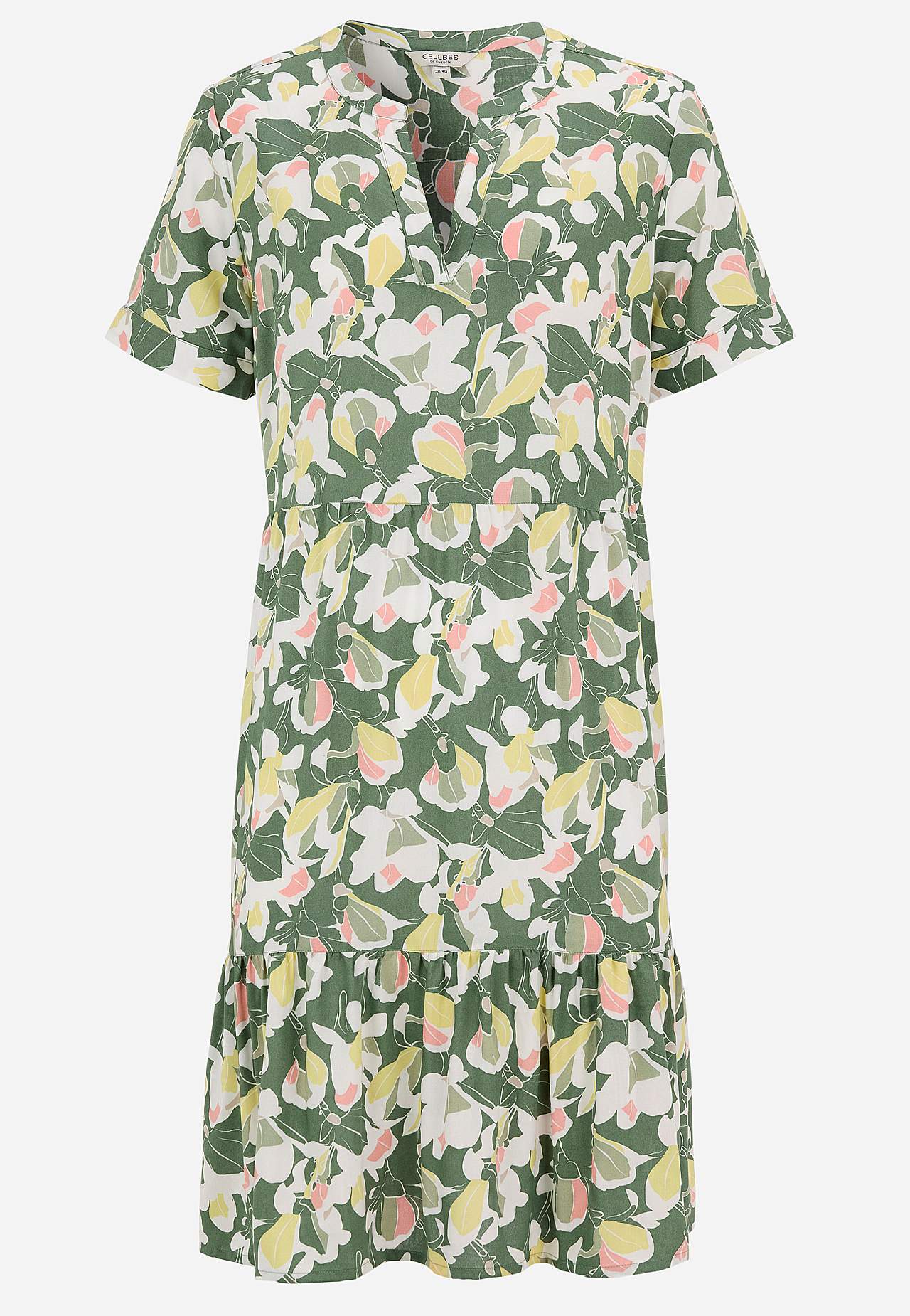 Viskozes kleita ar volāniem