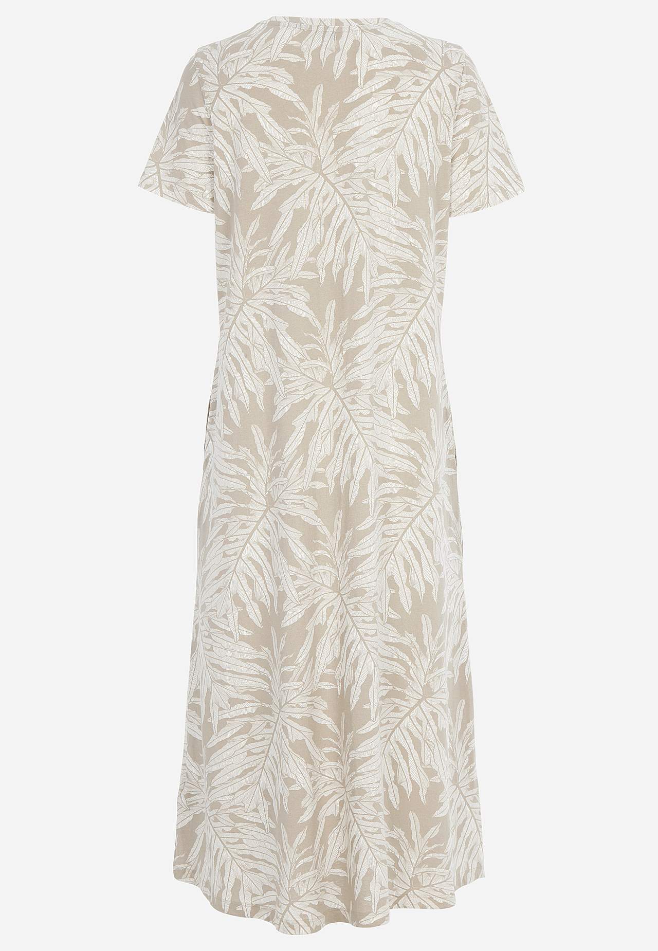 Organiskās kokvilnas kleita ar kabatām