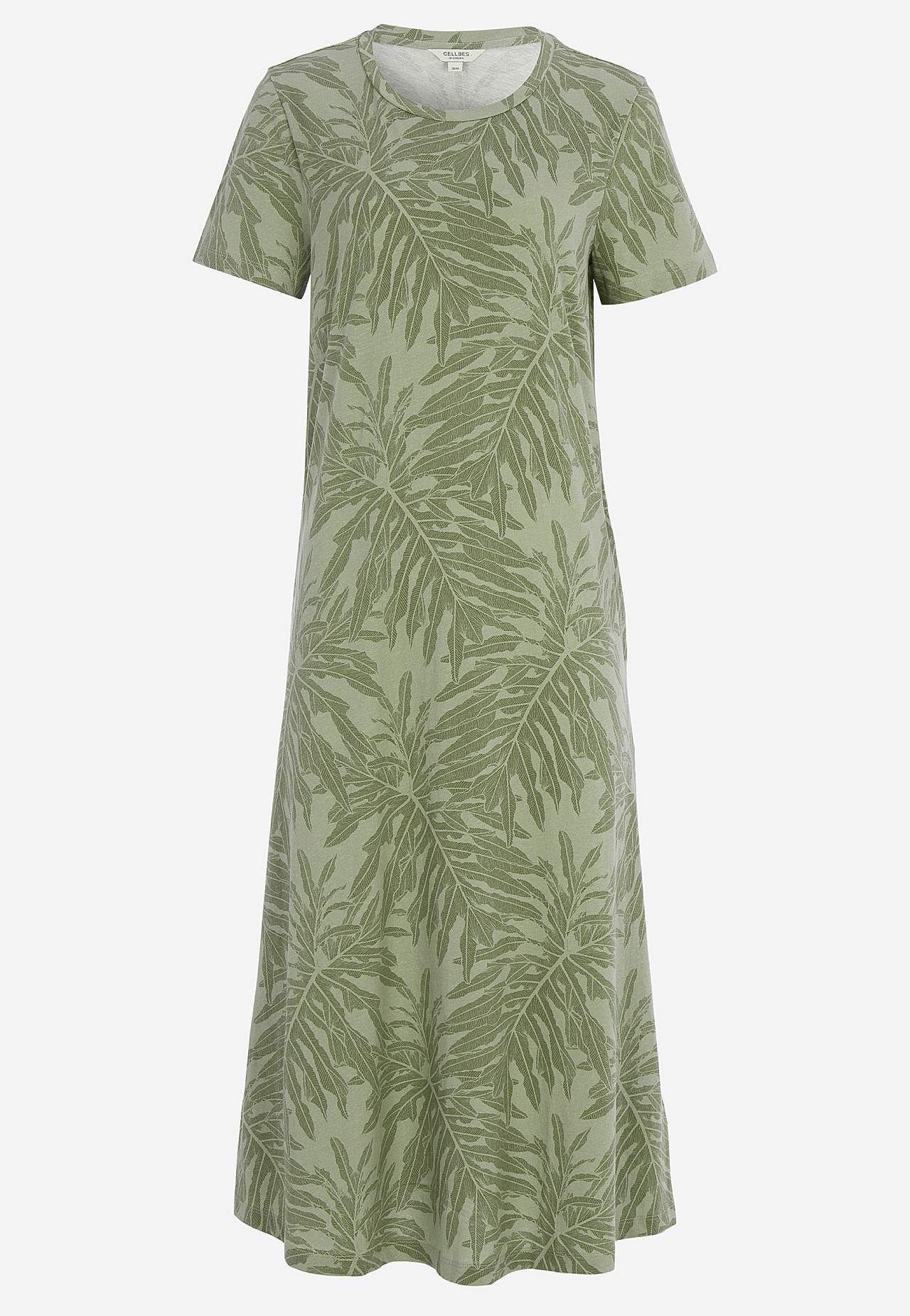 Organiskās kokvilnas kleita ar kabatām