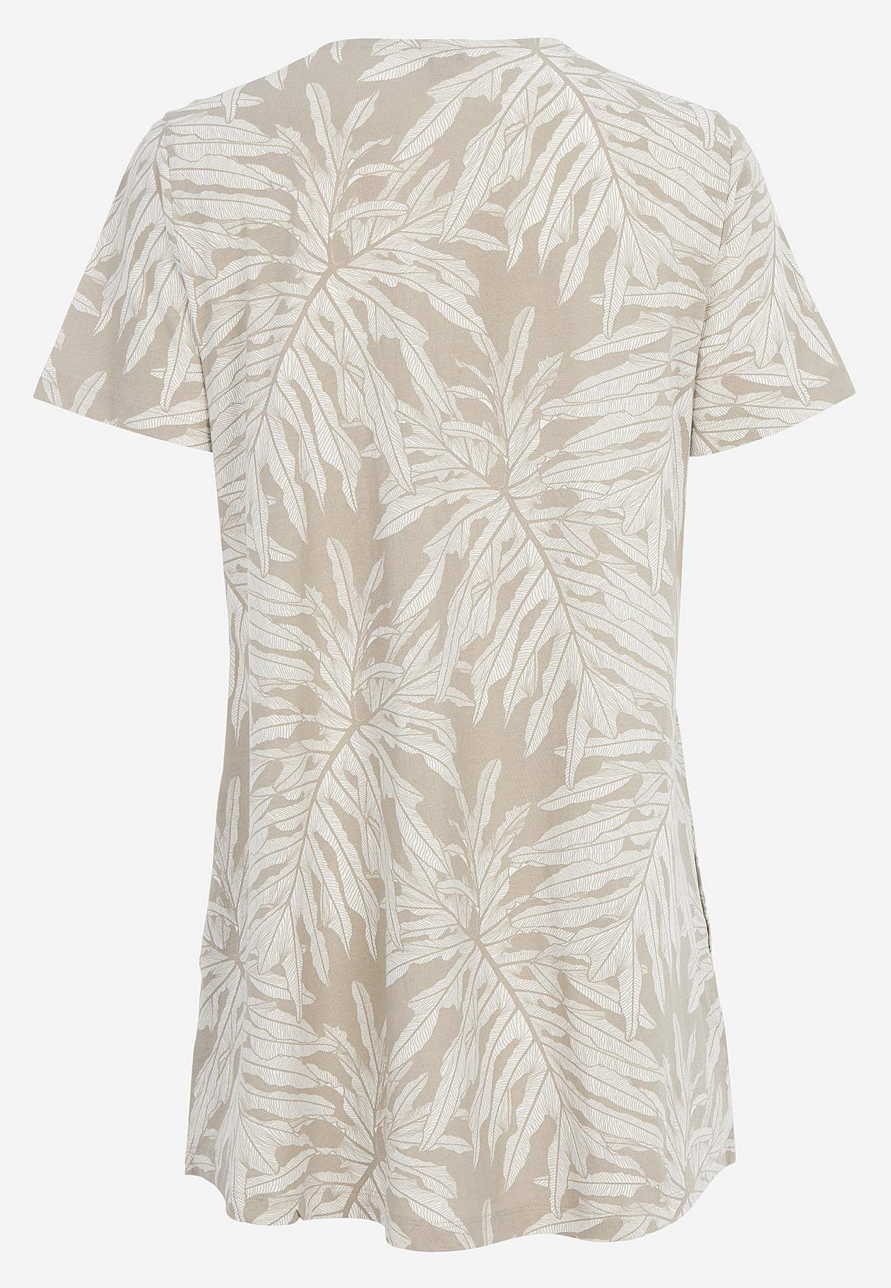 Organiskās kokvilnas tunika ar kabatām