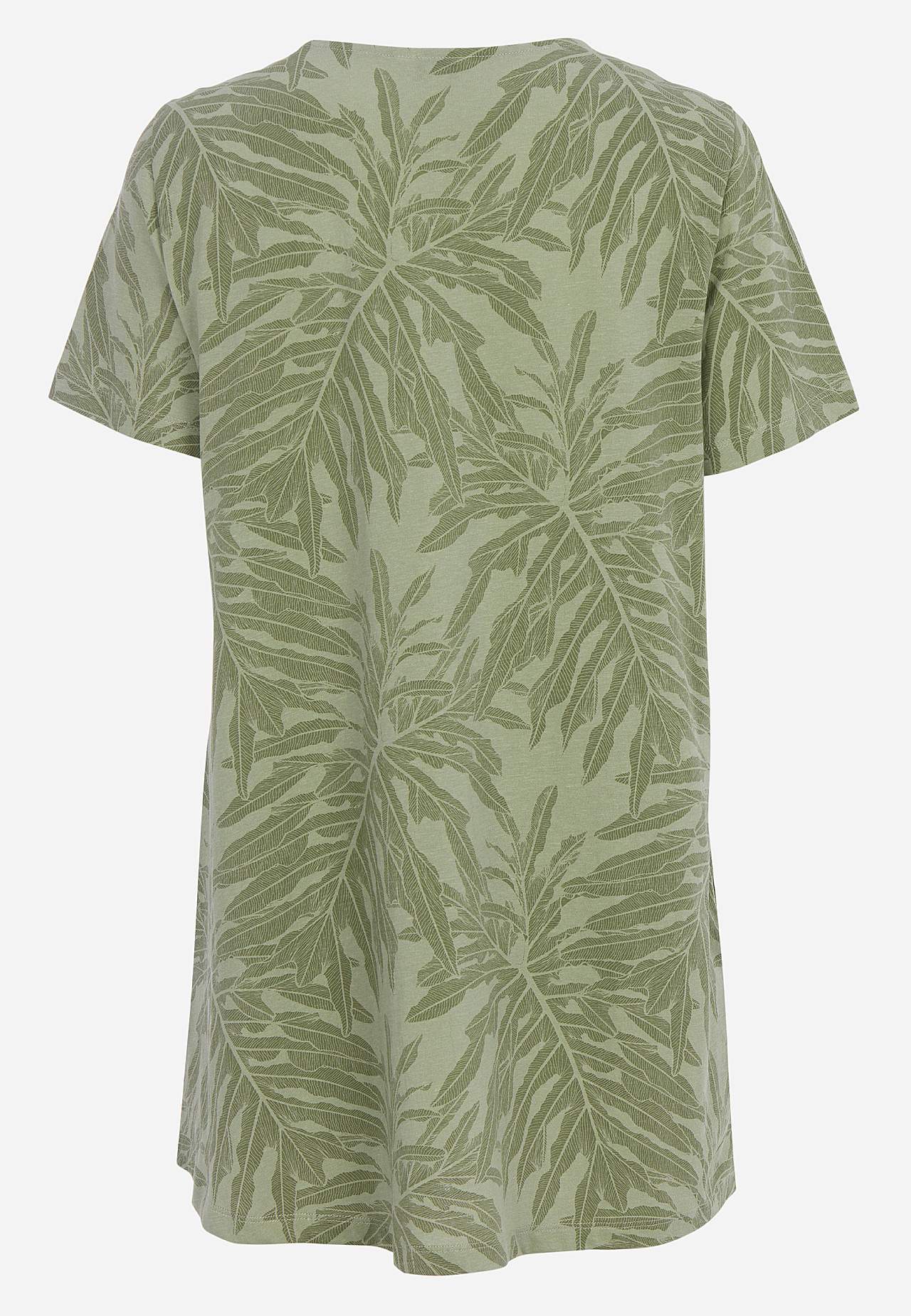 Organiskās kokvilnas tunika ar kabatām