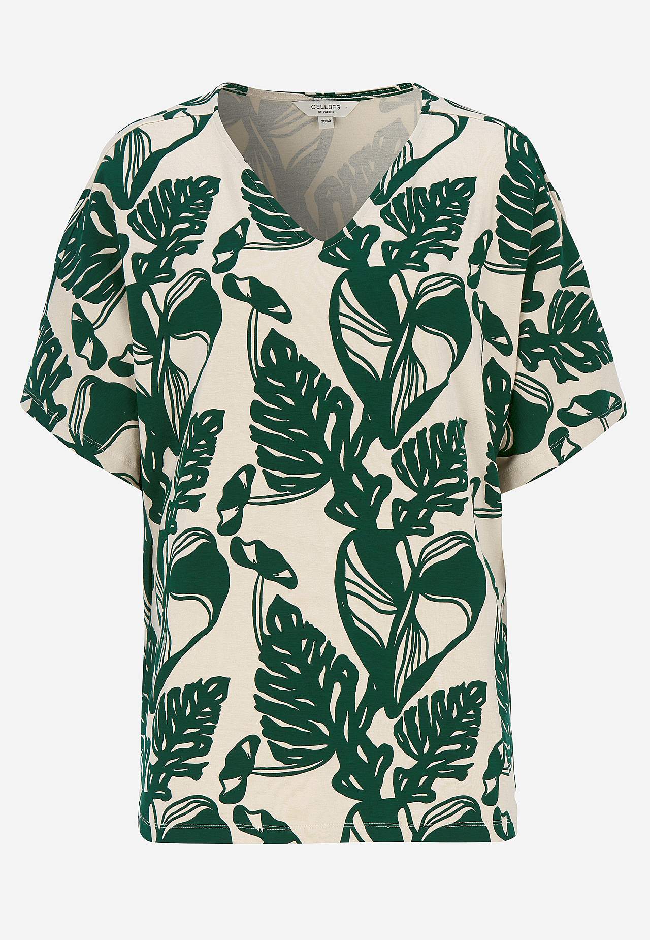 Trikotāžas tops ar kimono piedurknēm